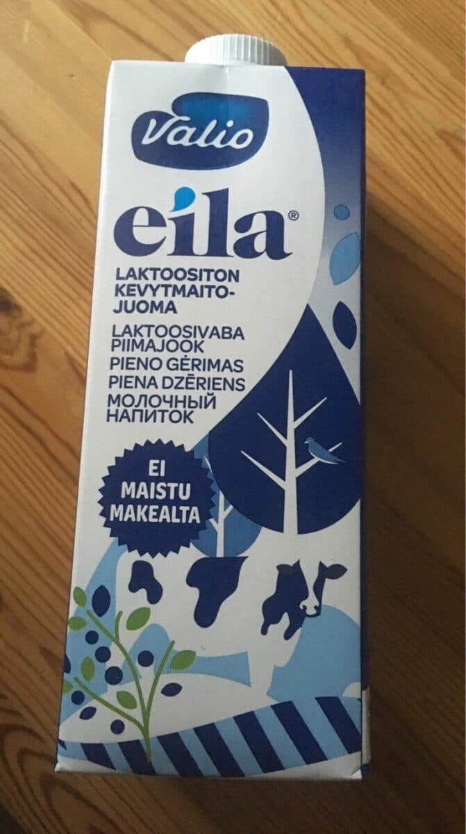 Valio Eila laktoositon kevytmaitojuoma packshot