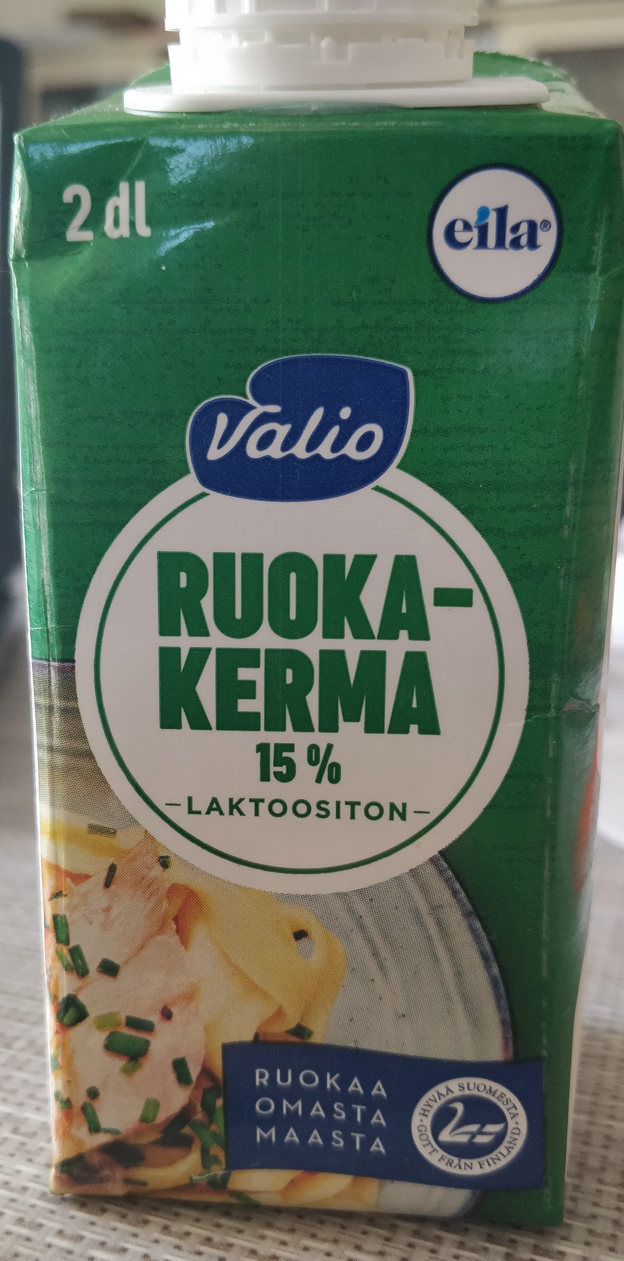 Valio Ruokakerma 15% laktoositon packshot