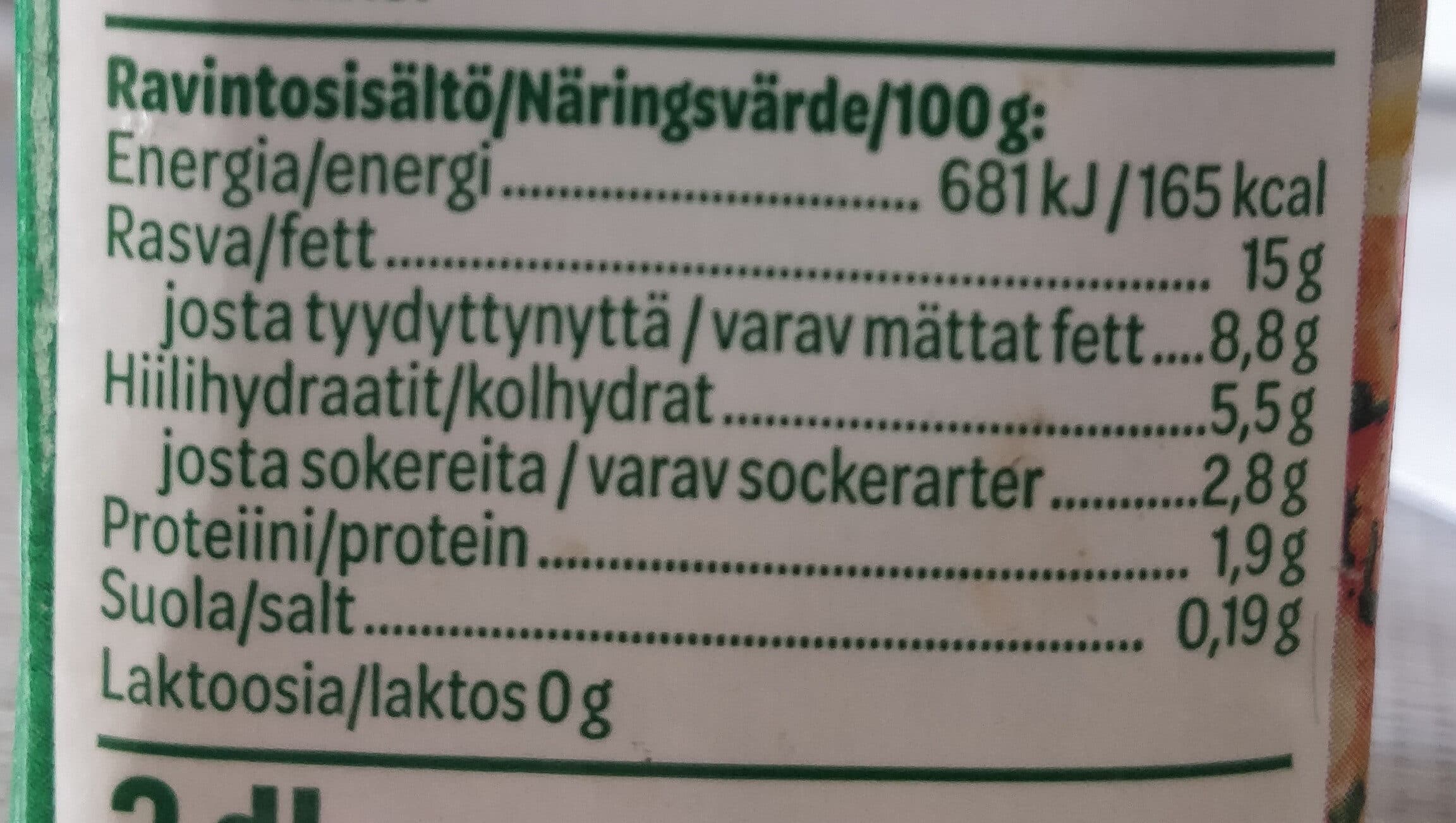 Valio Ruokakerma 15% laktoositon packshot