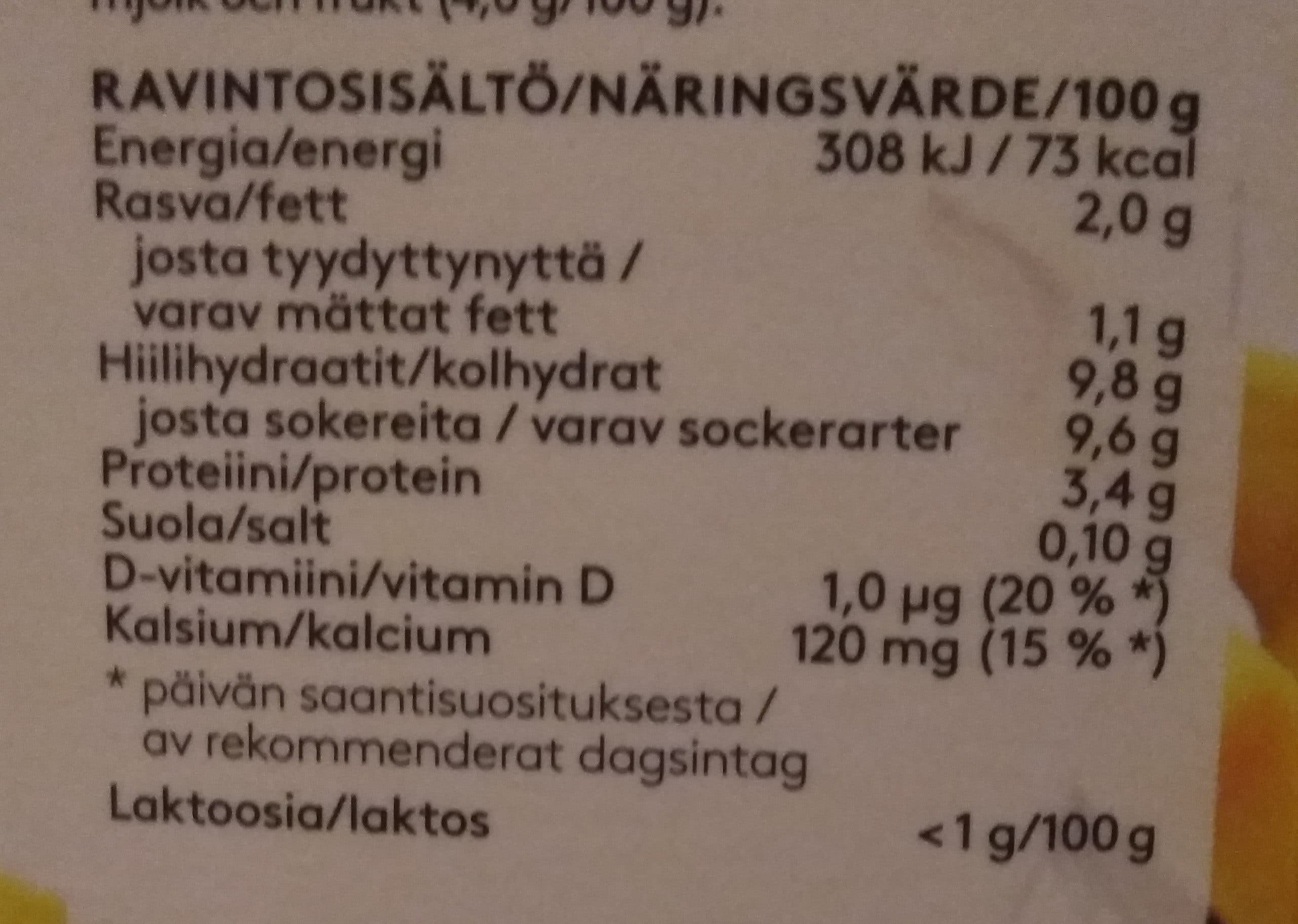 Valio Valiojogurtti - Banaani packshot