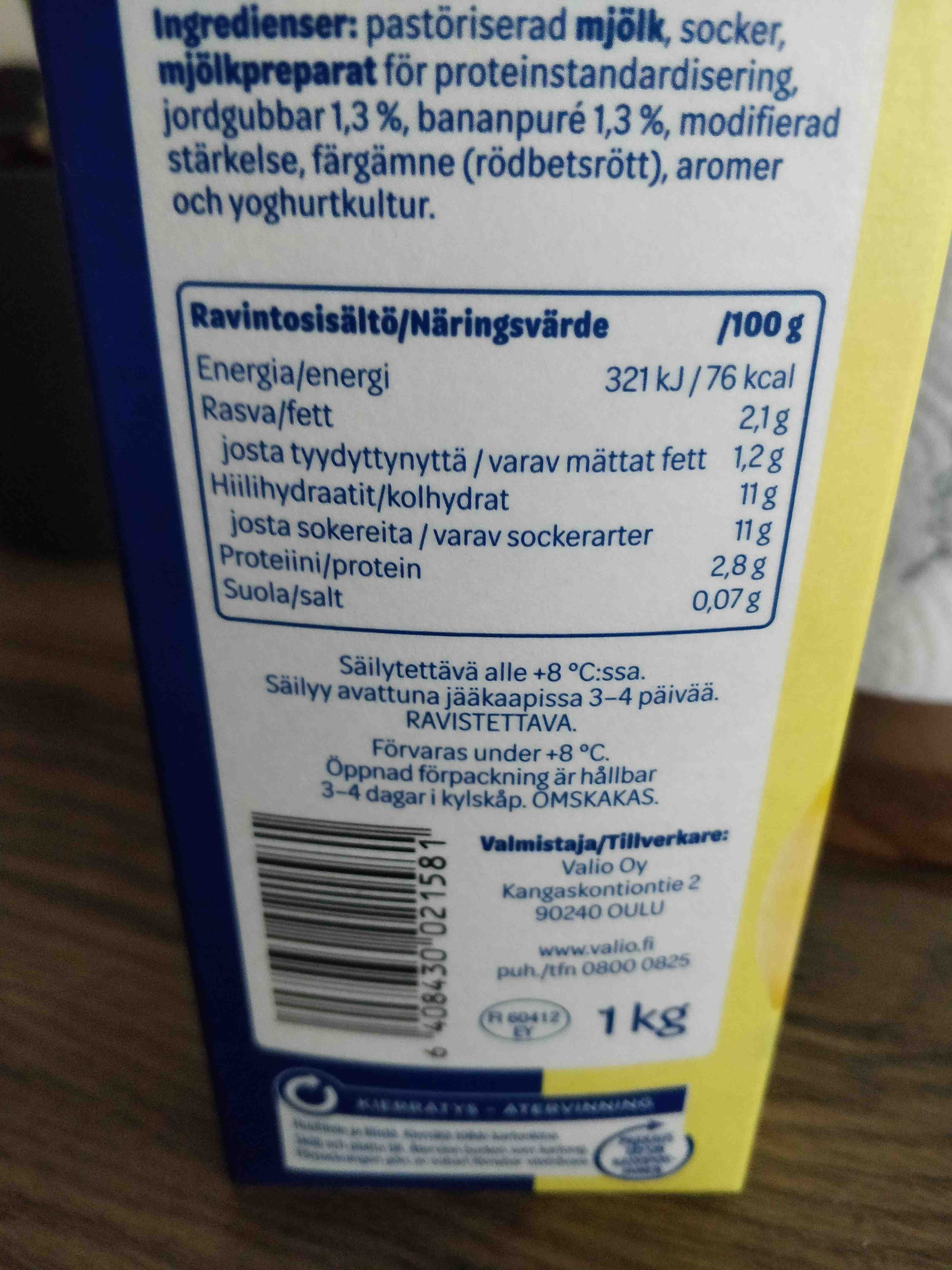 Valio Arki jugurtti packshot