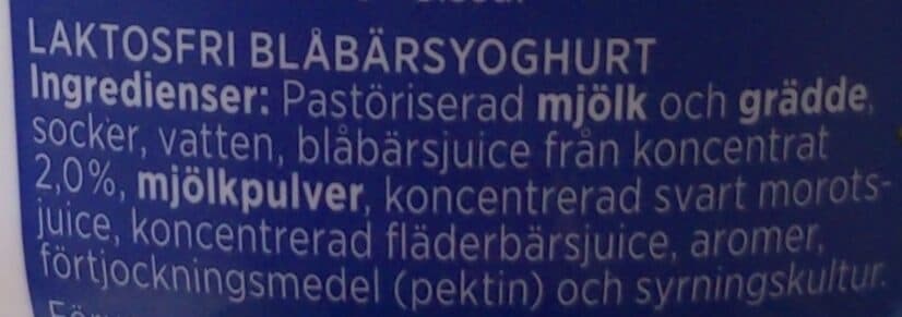 Valio Lohkeava jogurtti mustikka packshot