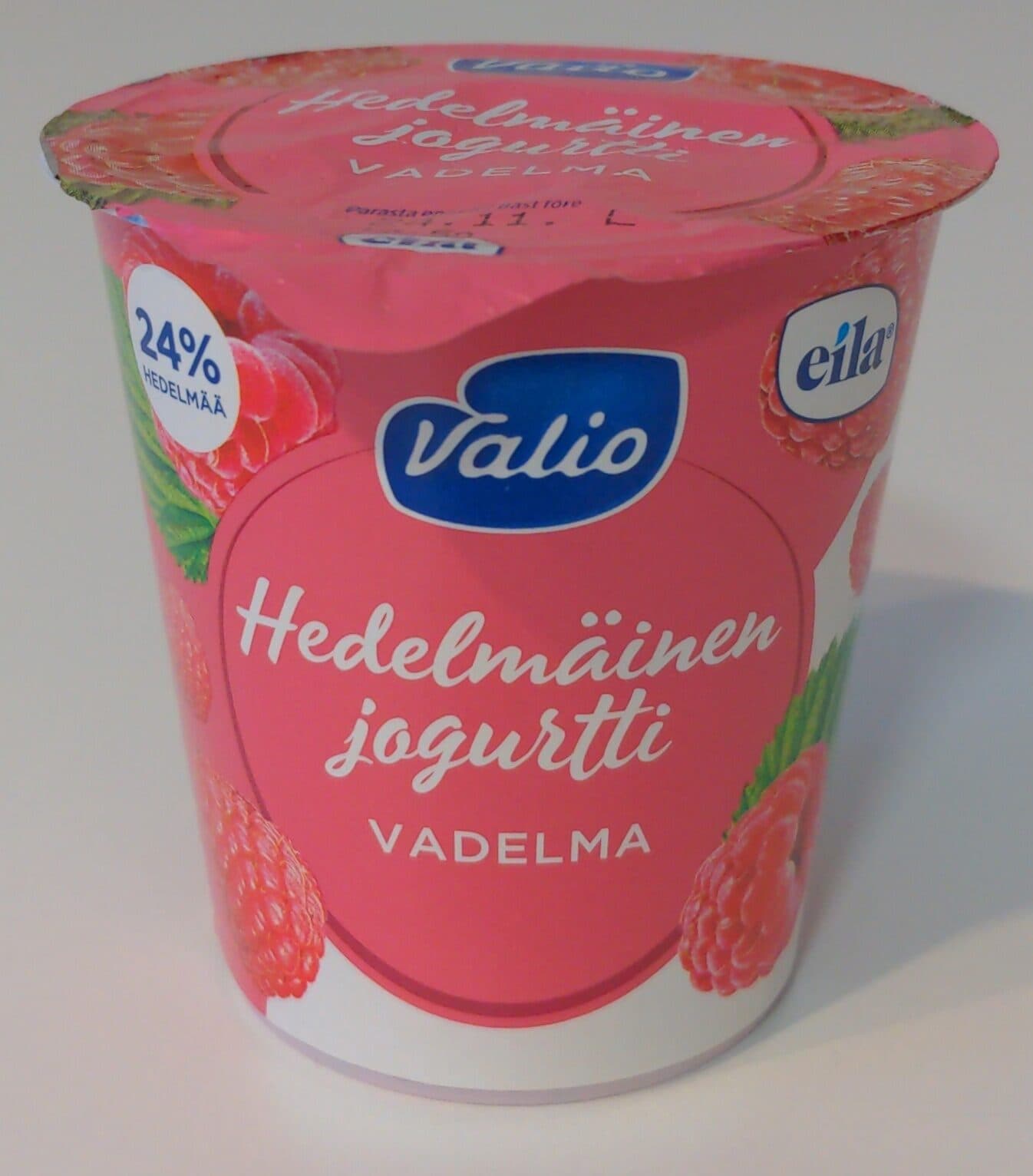 Valio Hedelmäinen jogurtti vadelma packshot