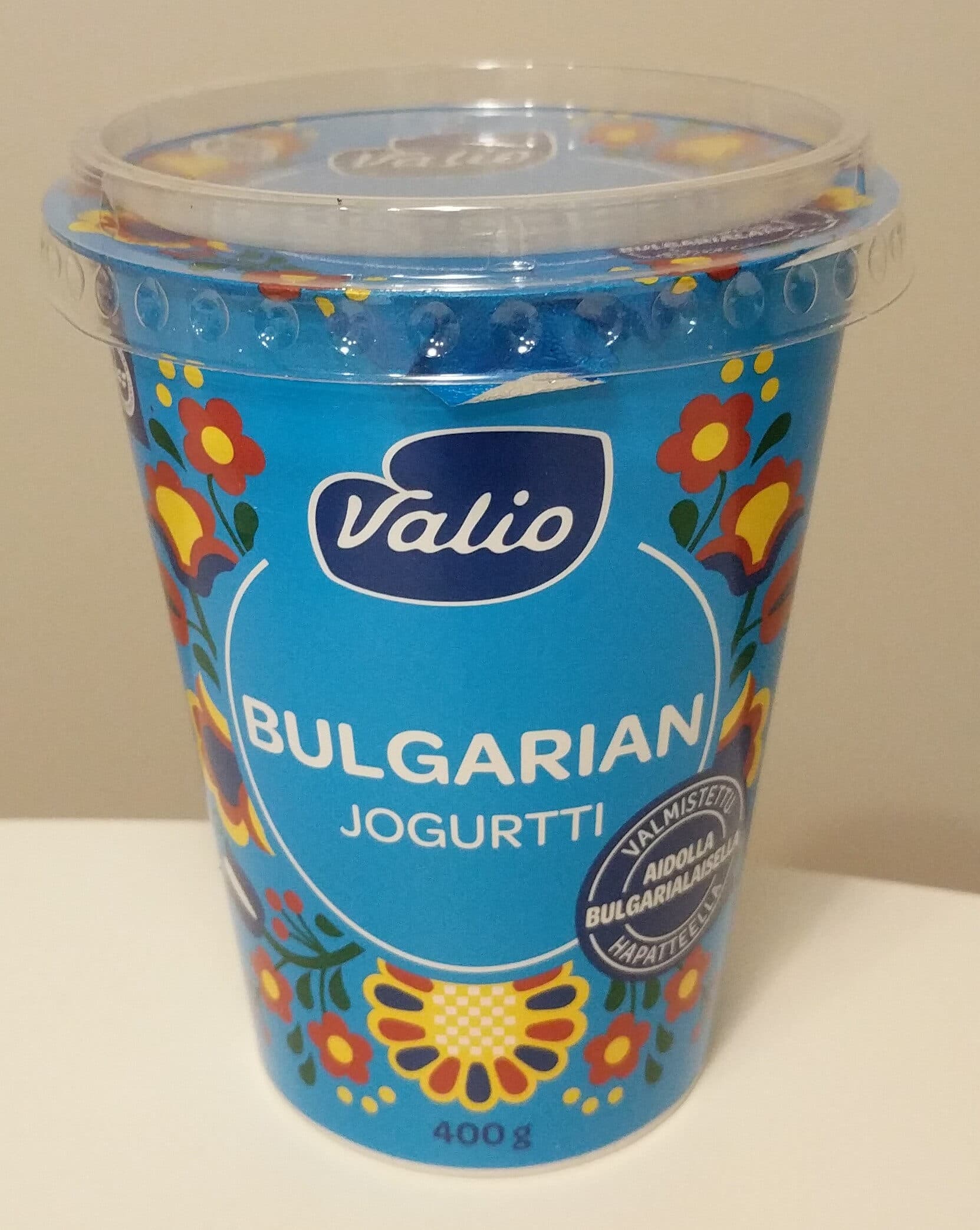 Valio Bulgarian jogurtti packshot