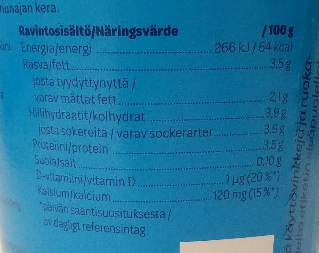 Valio Bulgarian jogurtti packshot