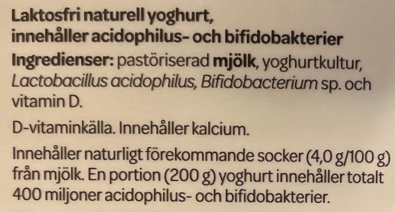 Valio A+ Luonnon-jogurtti packshot