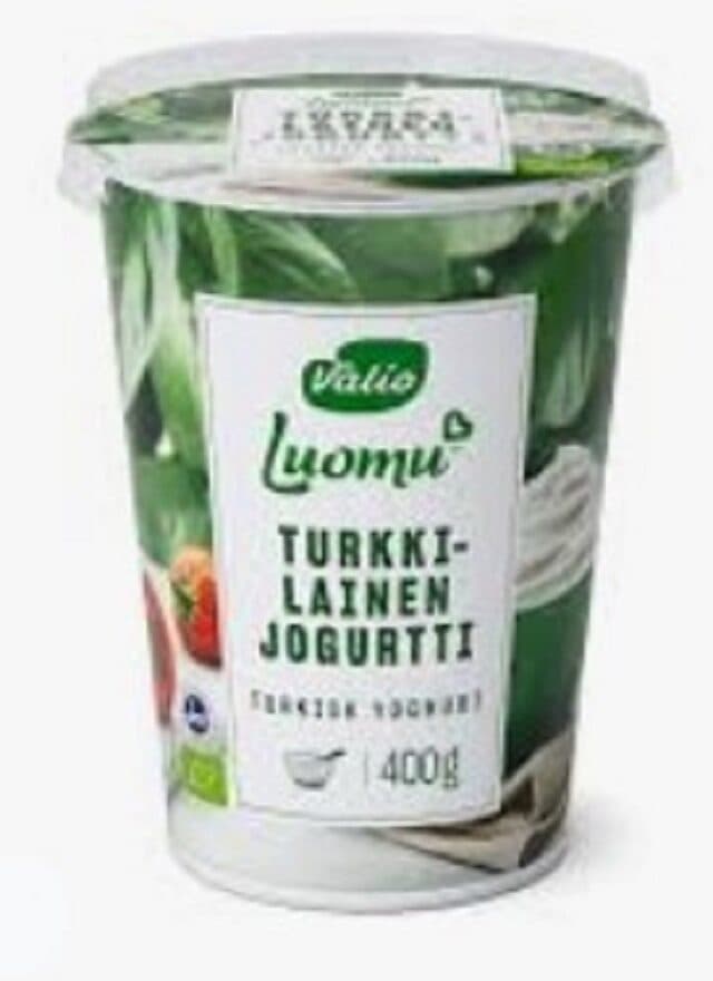 Valio Turkkilainen jogurtti Luomu packshot