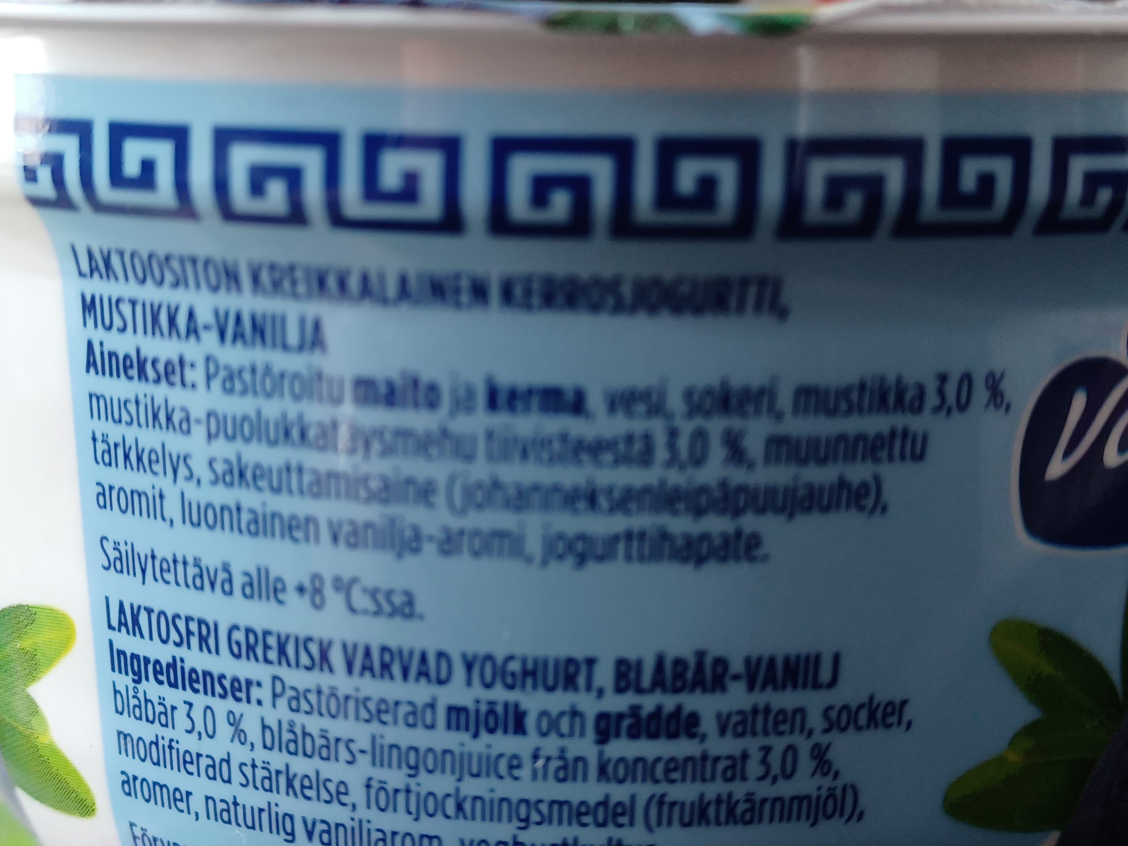 Valio Kreikkalainen jogurtti packshot