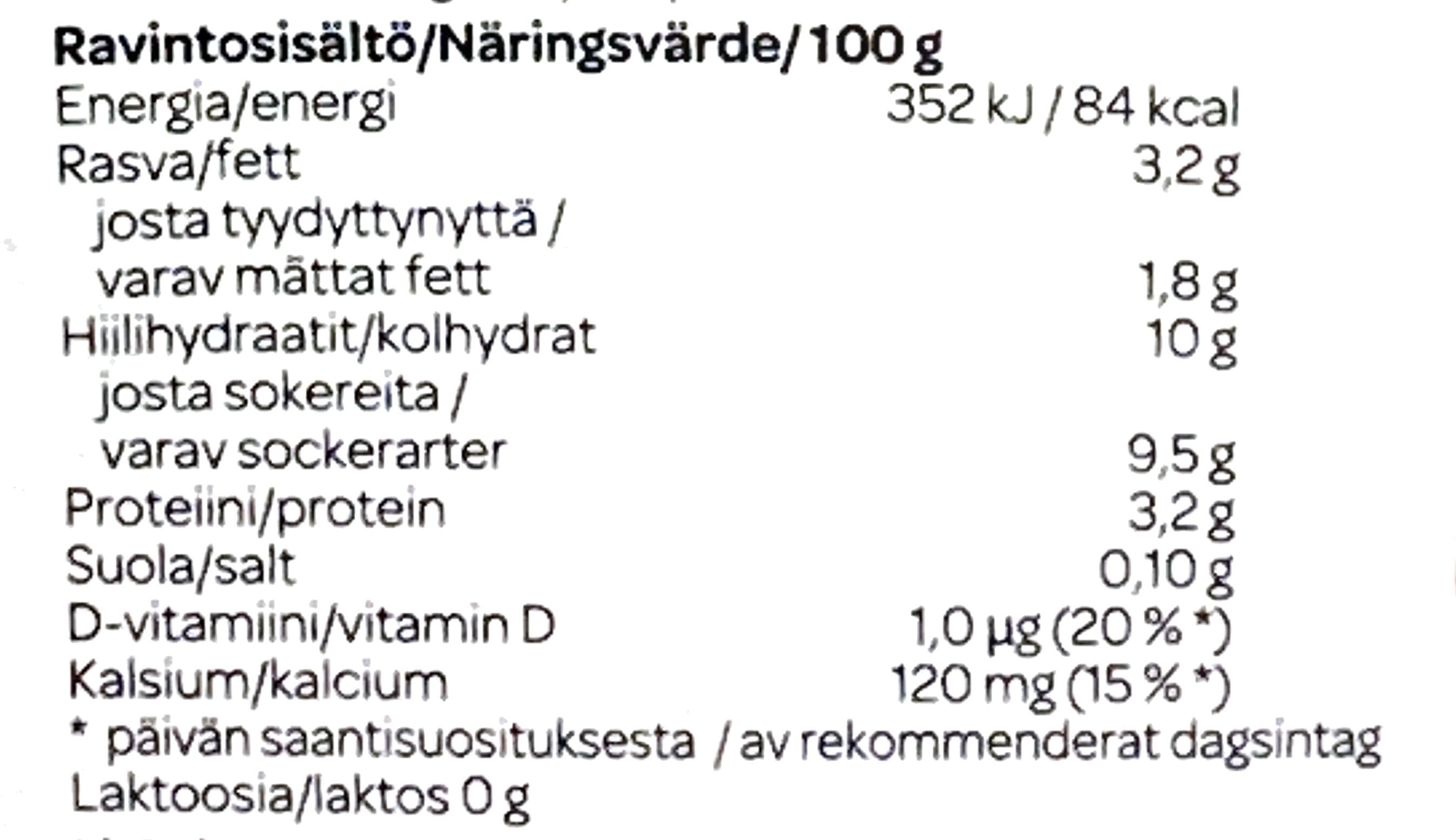 Valio A+ mansikka-vadelma-jogurtti packshot