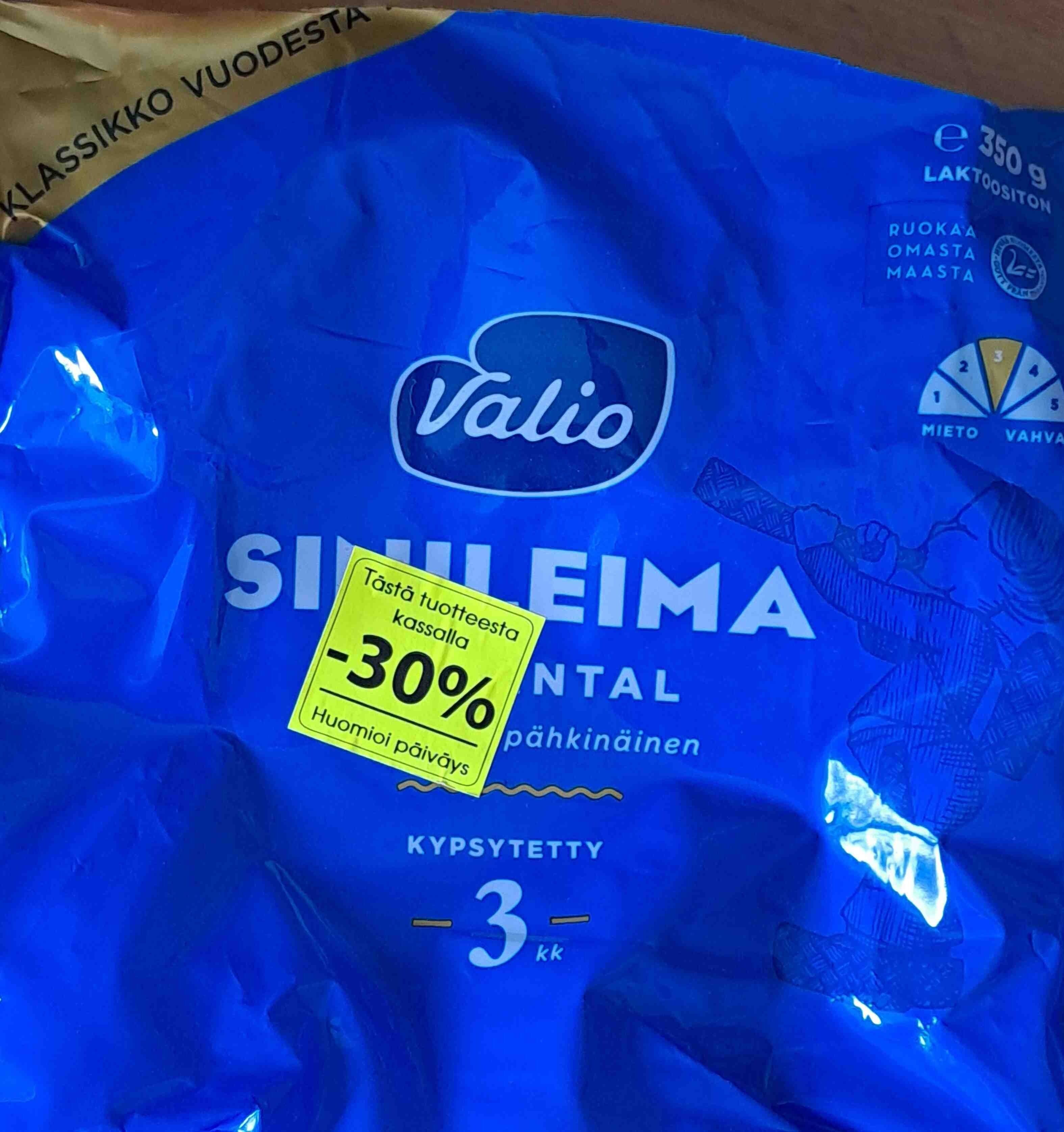 Valio Emmental sinileima laktoositon packshot
