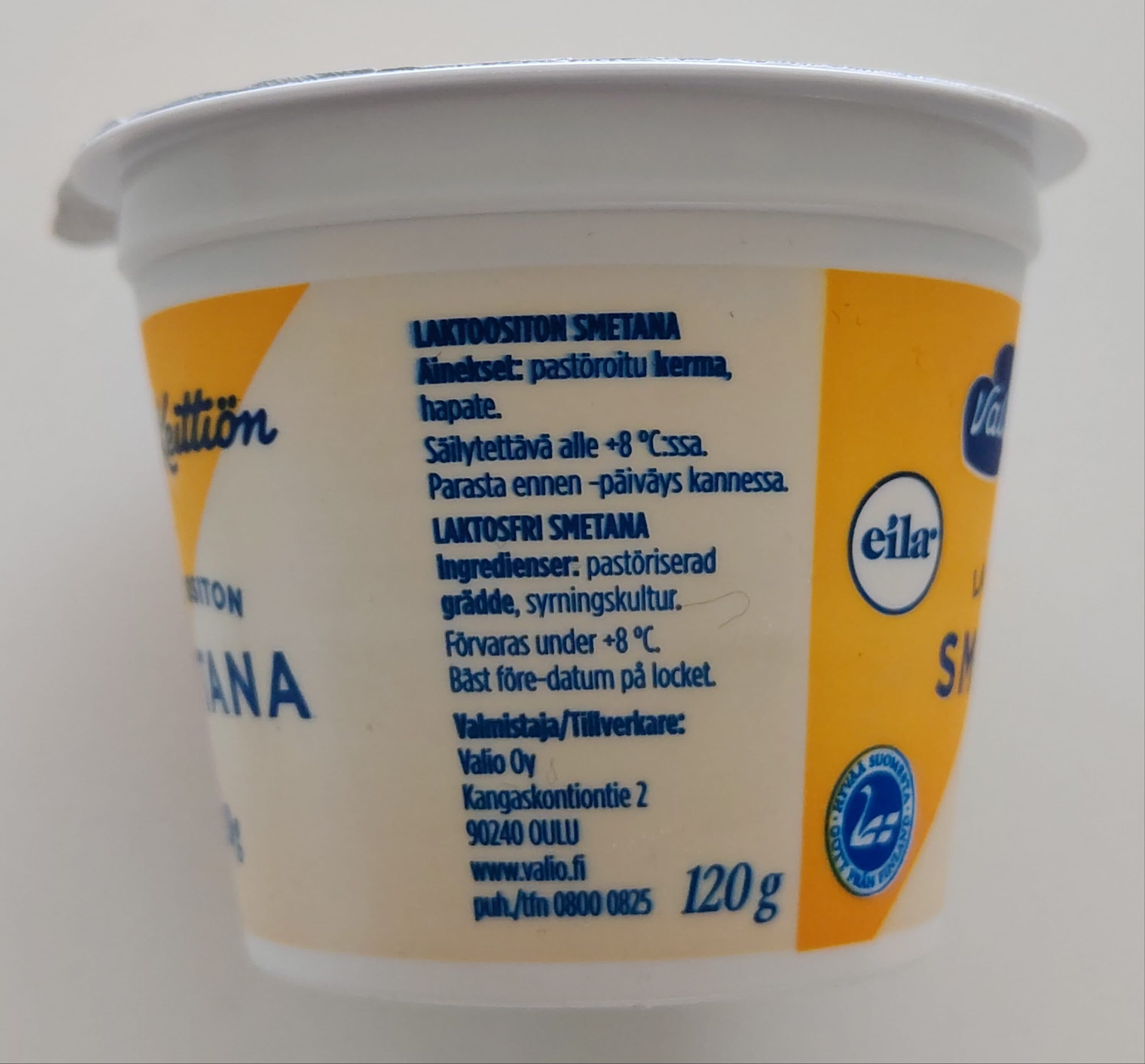 Valio Smetana packshot