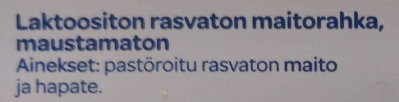 Valio Pehmeä rasvaton maitorahka packshot