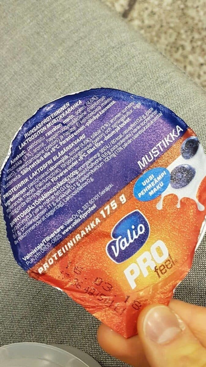 Valio Profeel mustikka packshot