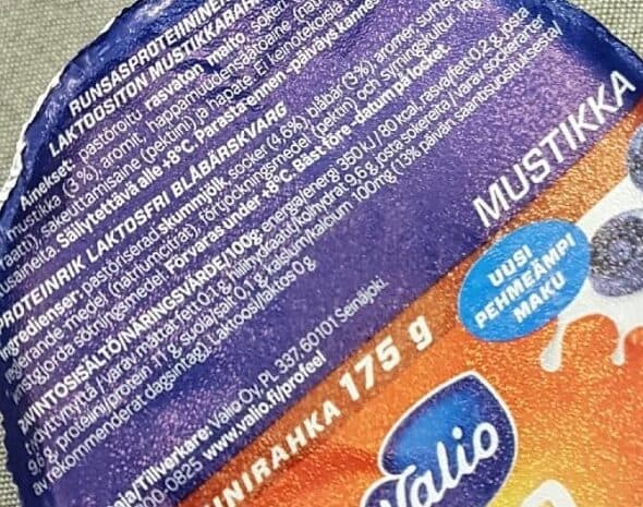 Valio Profeel mustikka packshot