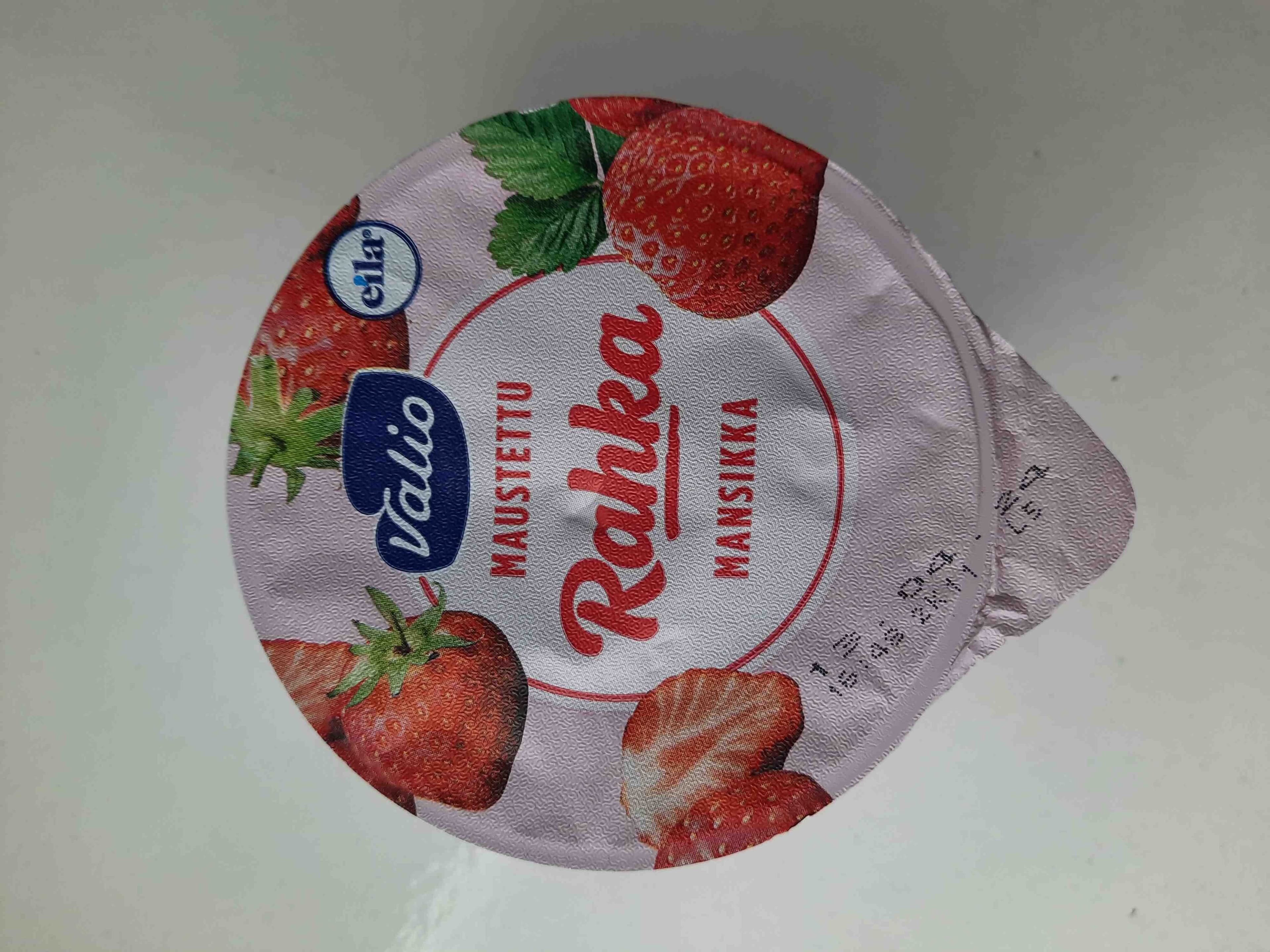 Valio Maustettu Rahka mansikka packshot