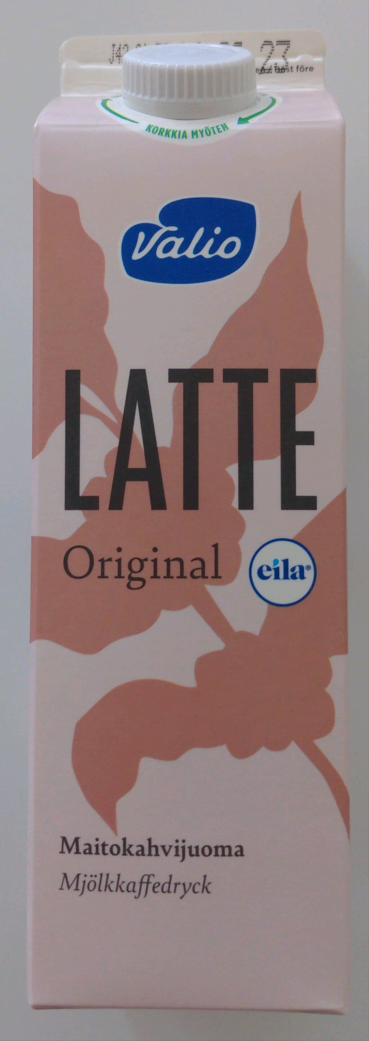 Valio Eila Latte Original maitokahvijuoma packshot
