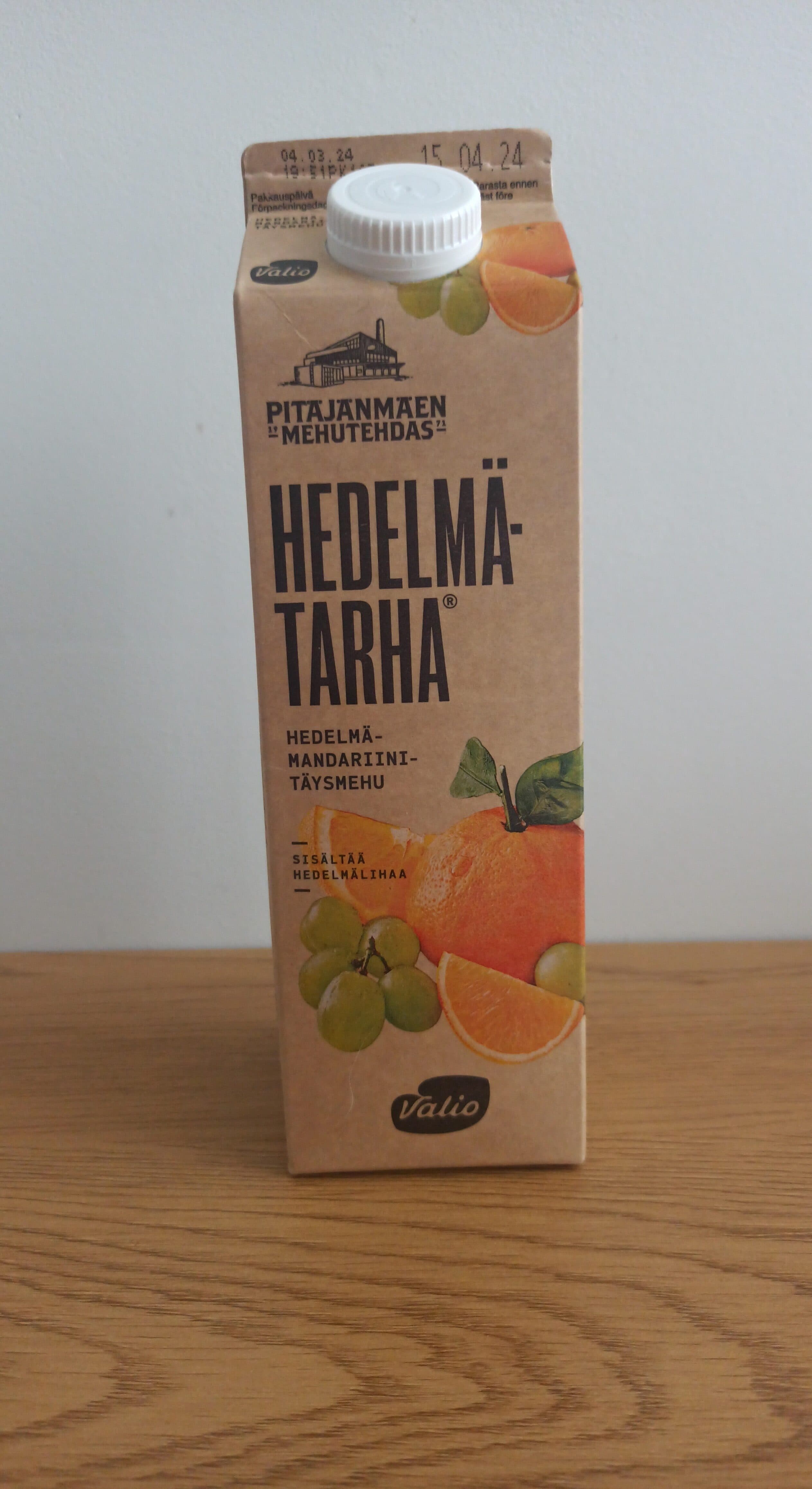 Valio Hedelmätarha, mandariini packshot
