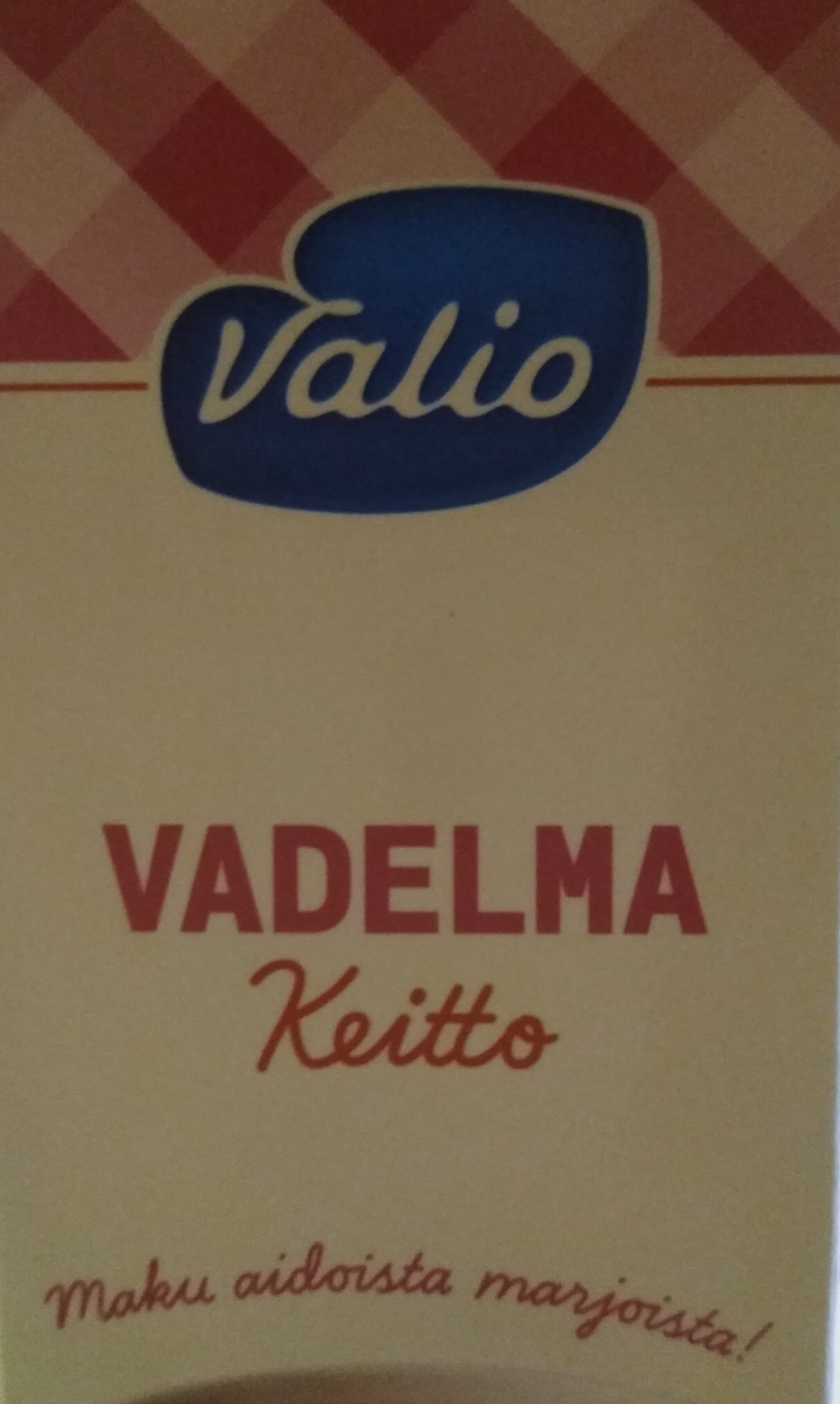 Valio Vadelmakeitto packshot