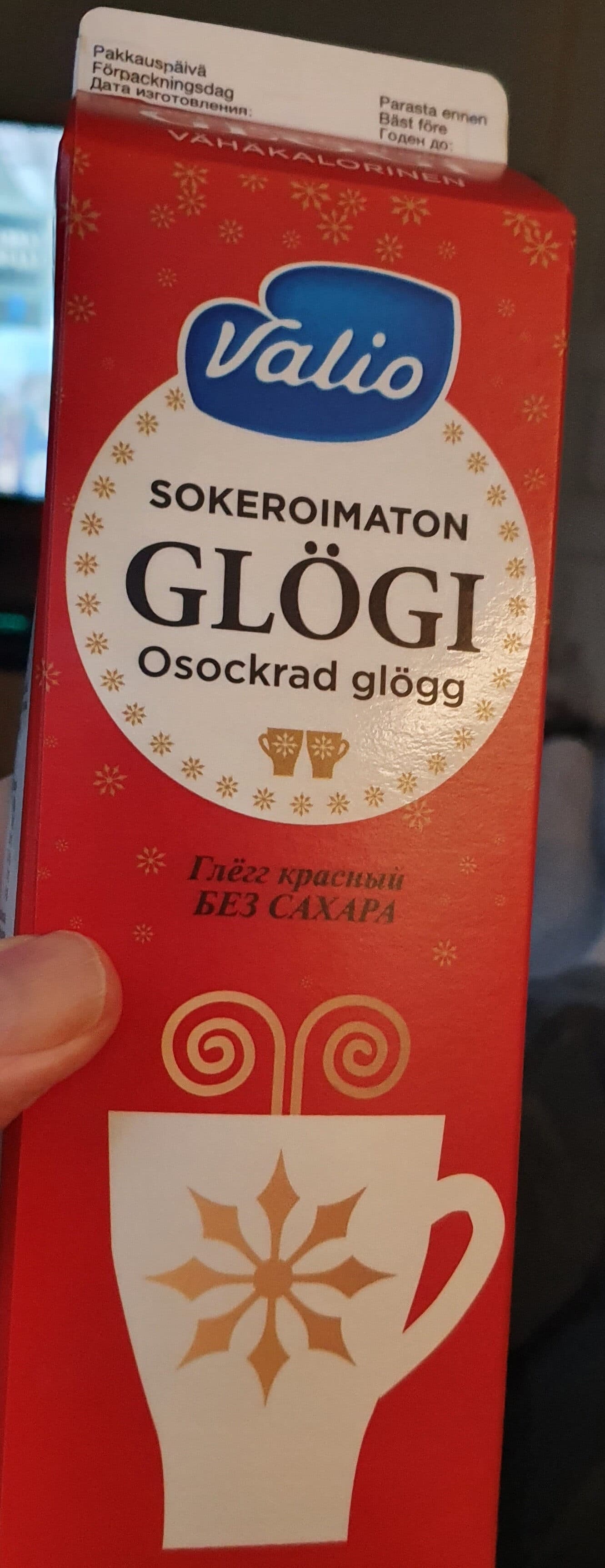 Valio Sokeroimaton GLÖGI packshot