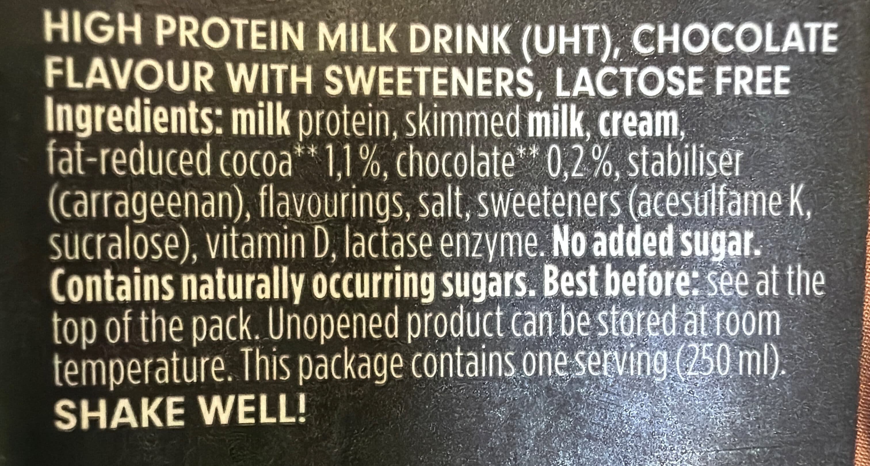 Valio Valio PROfeel Chocolate packshot