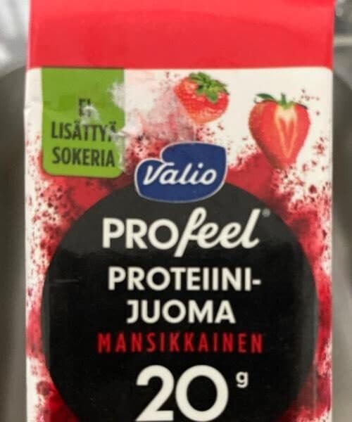 Valio PROfeel Protein Drink Strawberry Flavour packshot