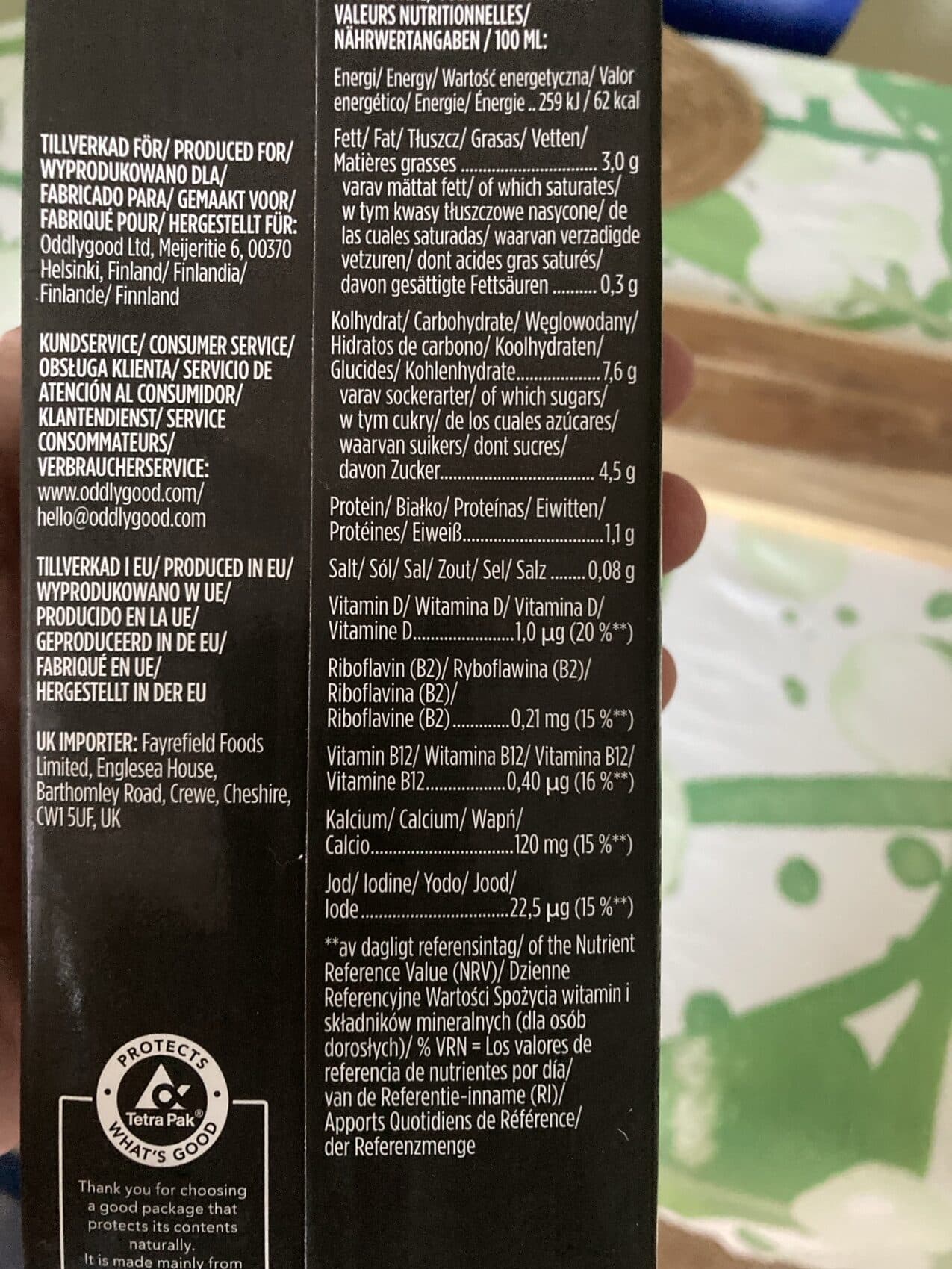 ODDLY-GOOD OddlyGood Barista Vanilla packshot