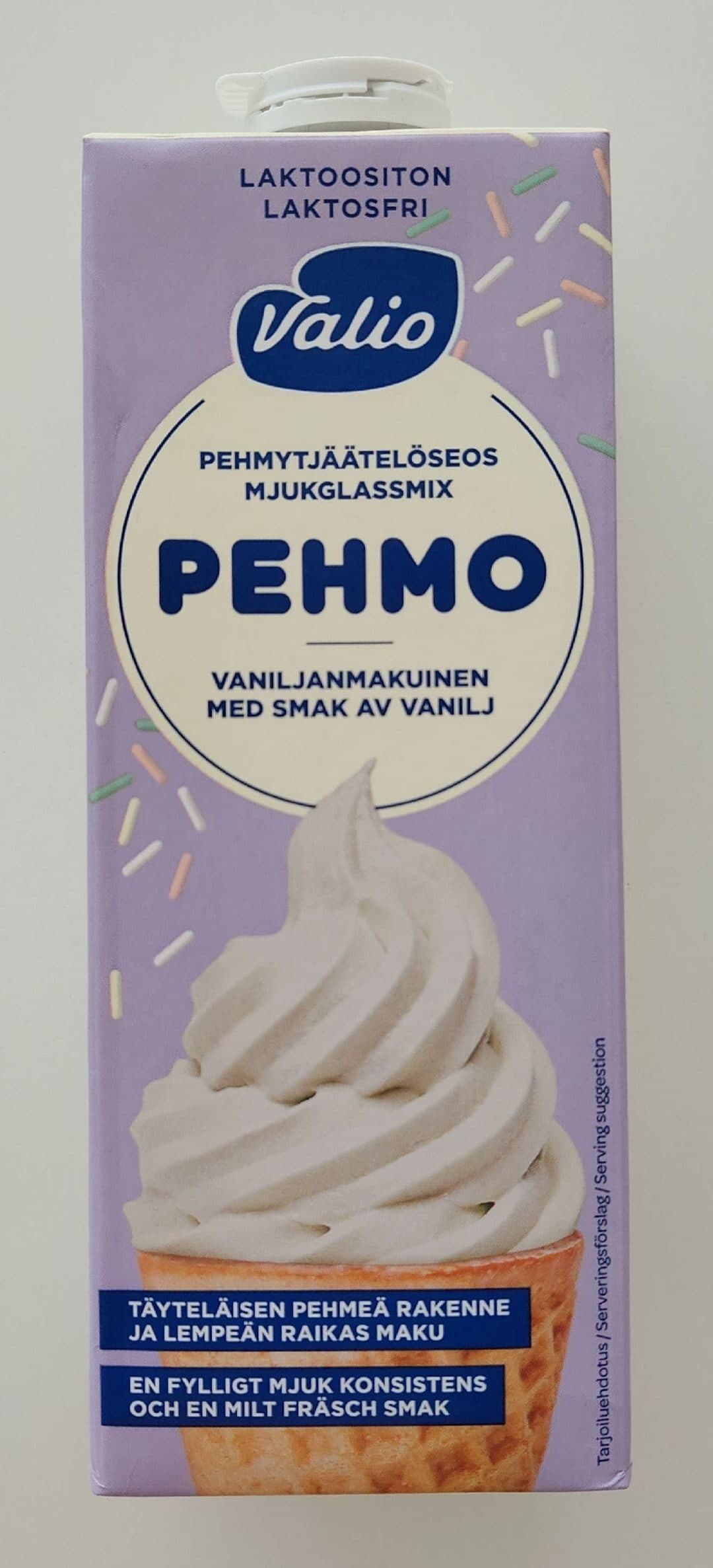 Valio Pehmo Pehmytjäätelöseos packshot
