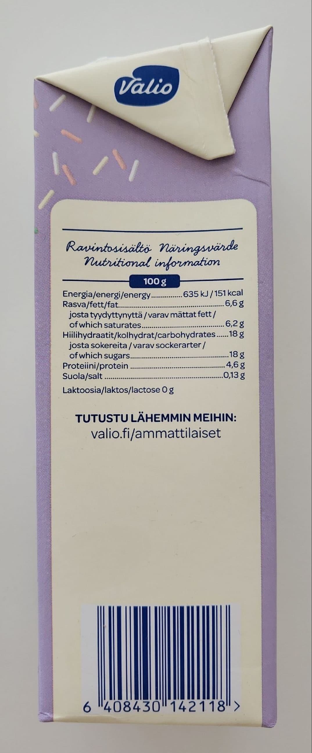Valio Pehmo Pehmytjäätelöseos packshot