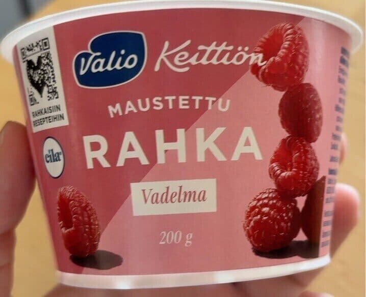 Valio Maustettu Rahka Vadelma packshot