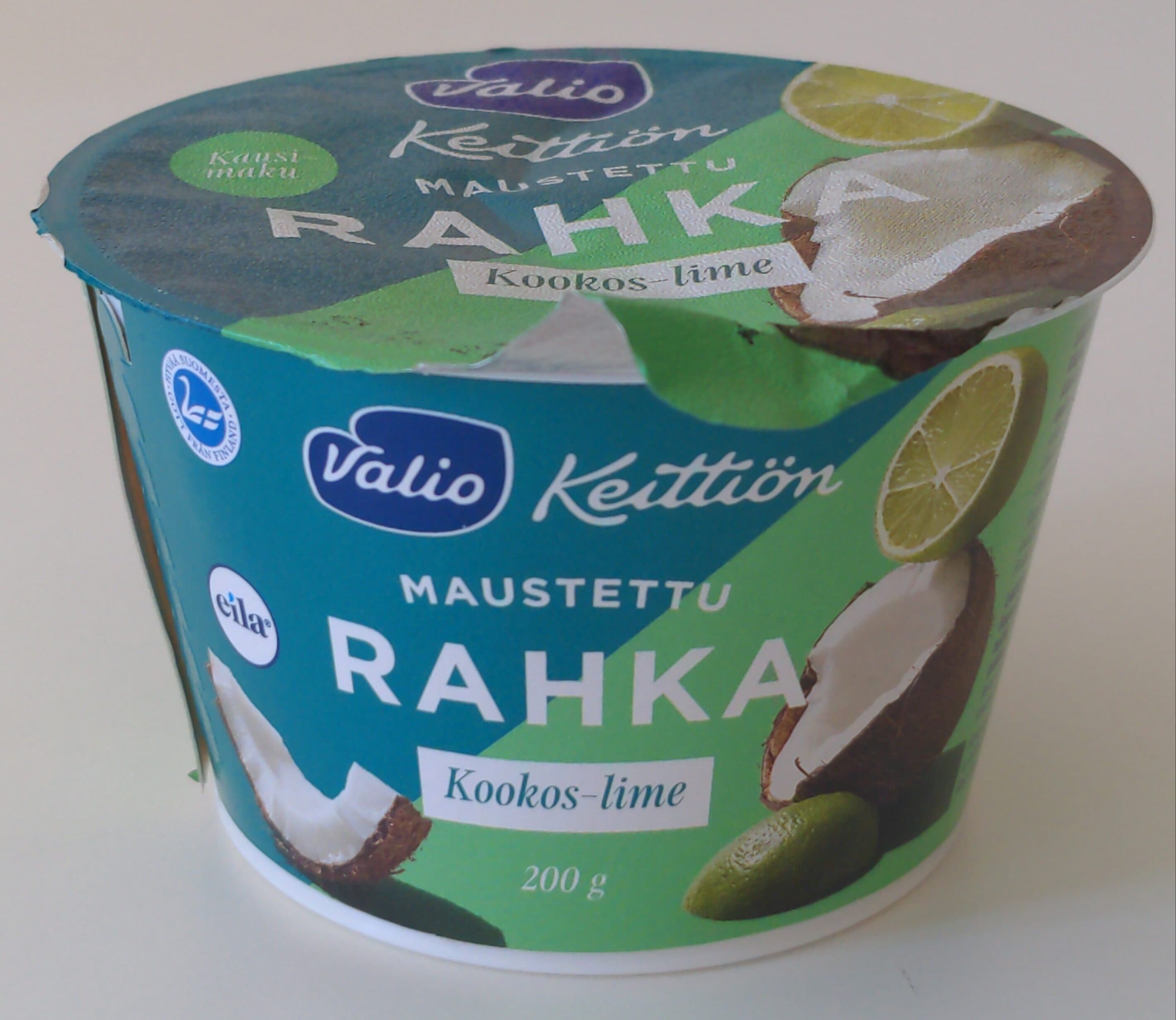 Valio Maustettu rahka kookos-lime packshot