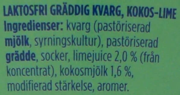Valio Maustettu rahka kookos-lime packshot