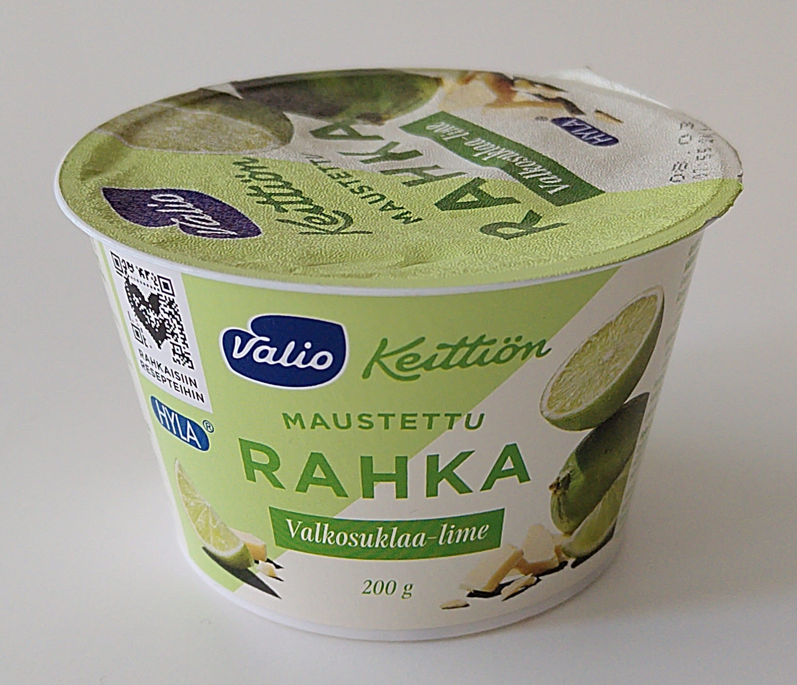 Valio Maustettu Rahka Valkosuklaa-lime packshot
