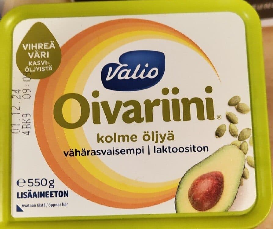 Valio Oivariini Kolme Öljyä packshot