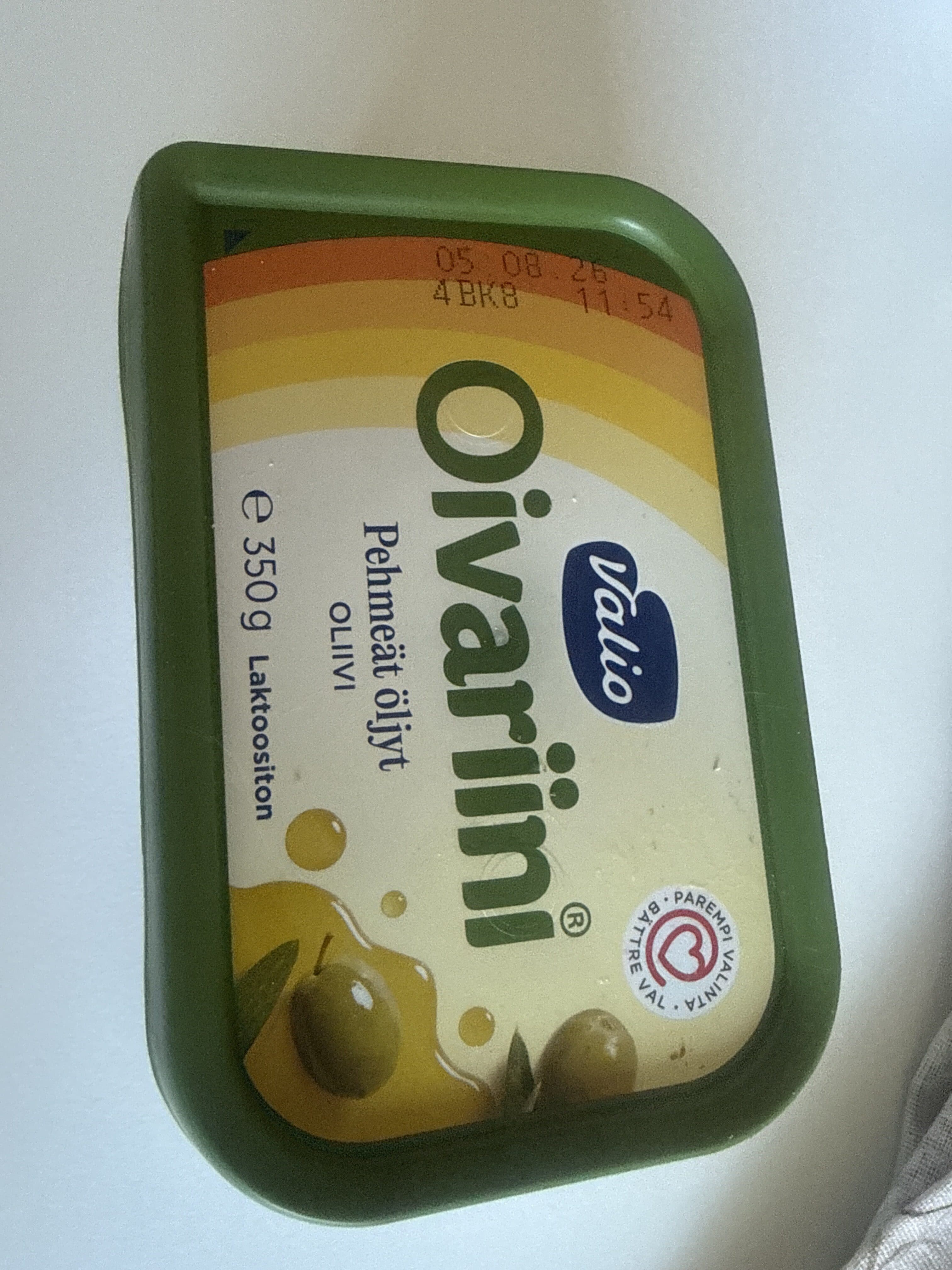 Valio Oivariini Oliiviöljy packshot