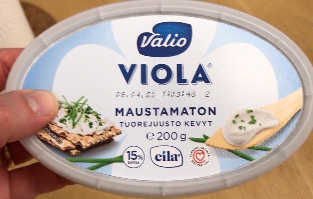 Valio Maustamaton packshot
