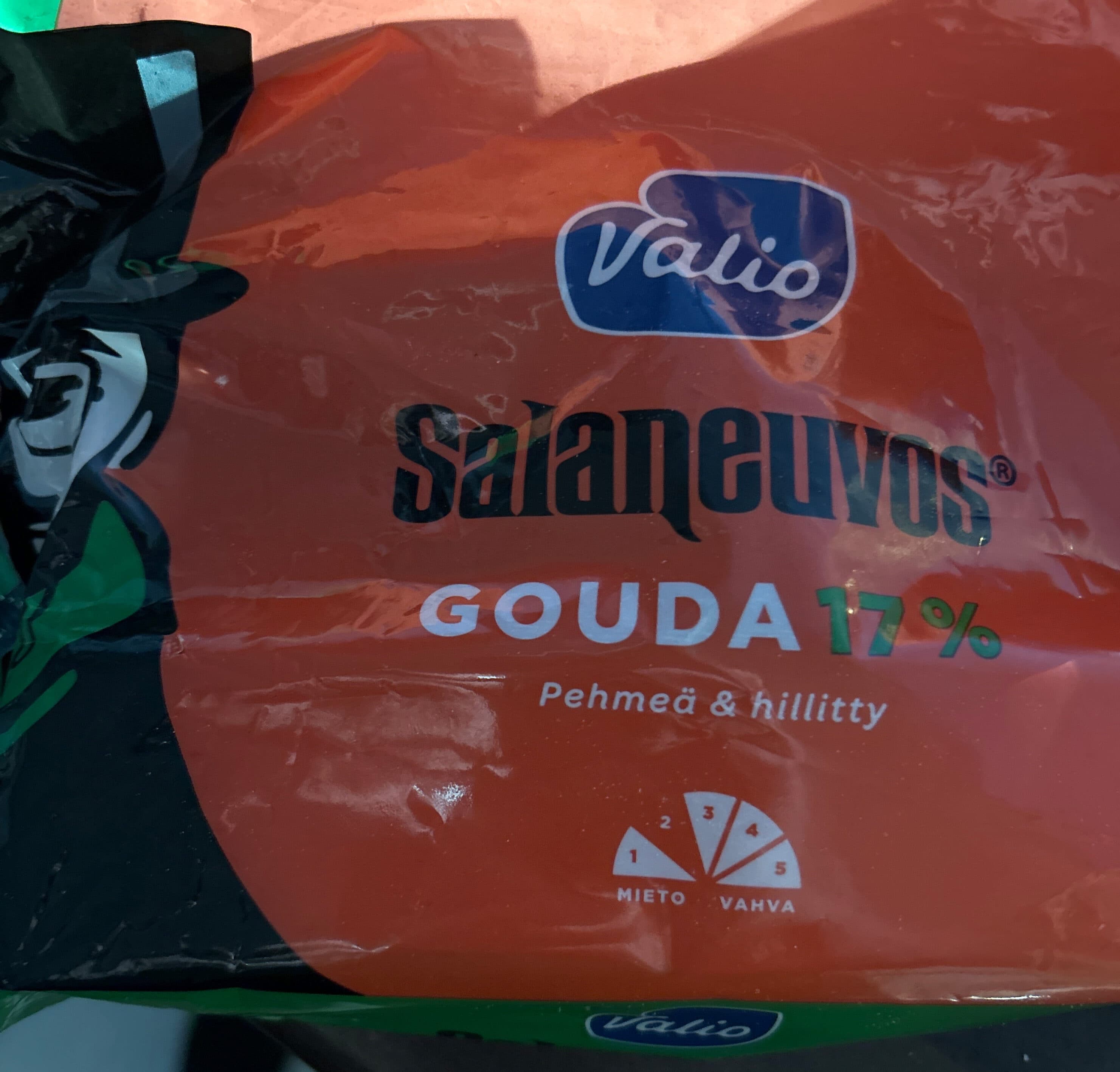 Valio Salaneuvos Gouda 17% packshot