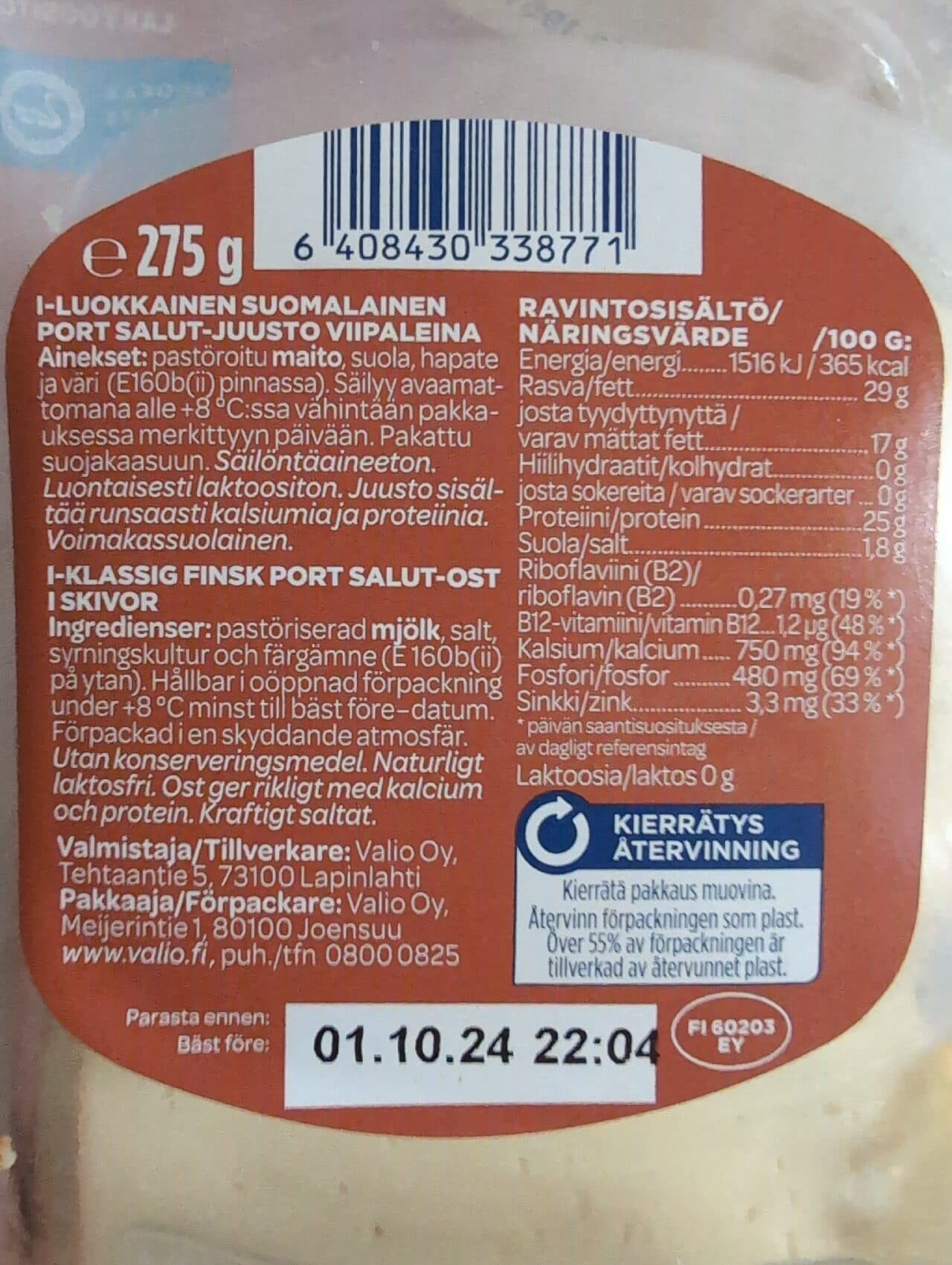Valio Luostari packshot