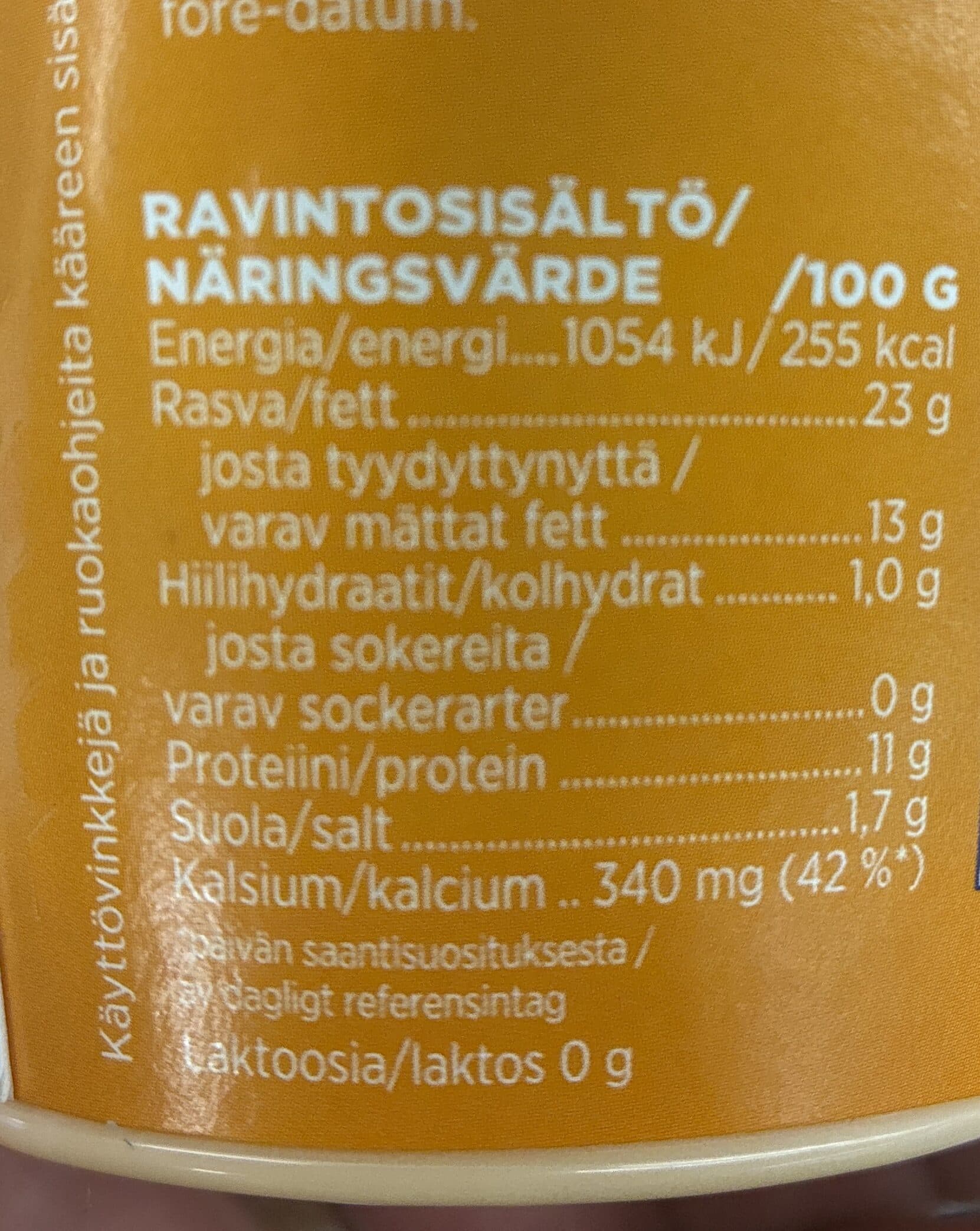 Koskenlaskija- Valio Cheddar Ruoka&Dippi packshot