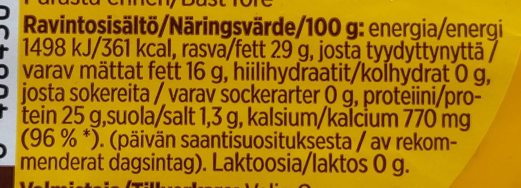Valio Oltermanni packshot