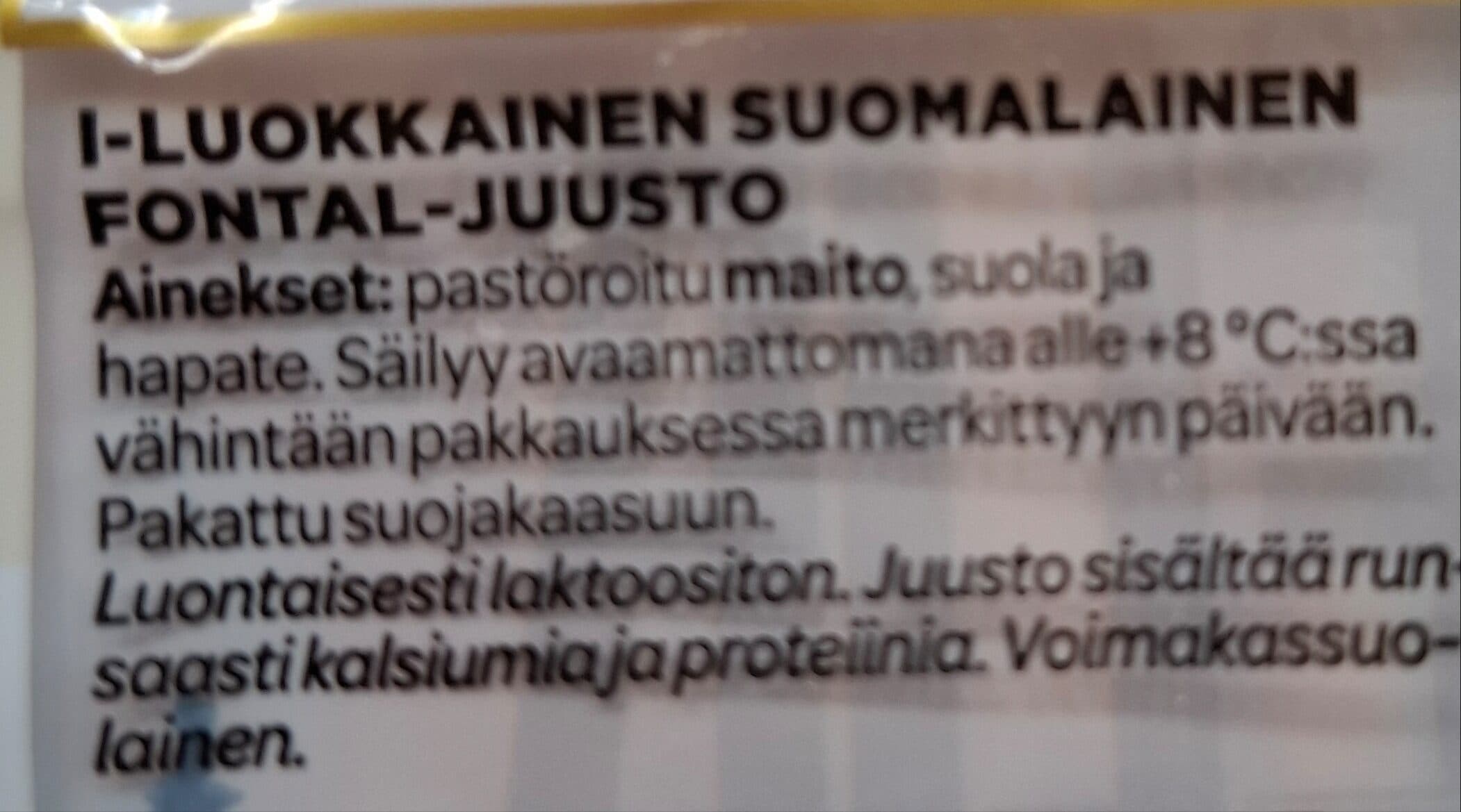 Valio Karelia Fontal Maukas & Täyteläinen Juusto packshot