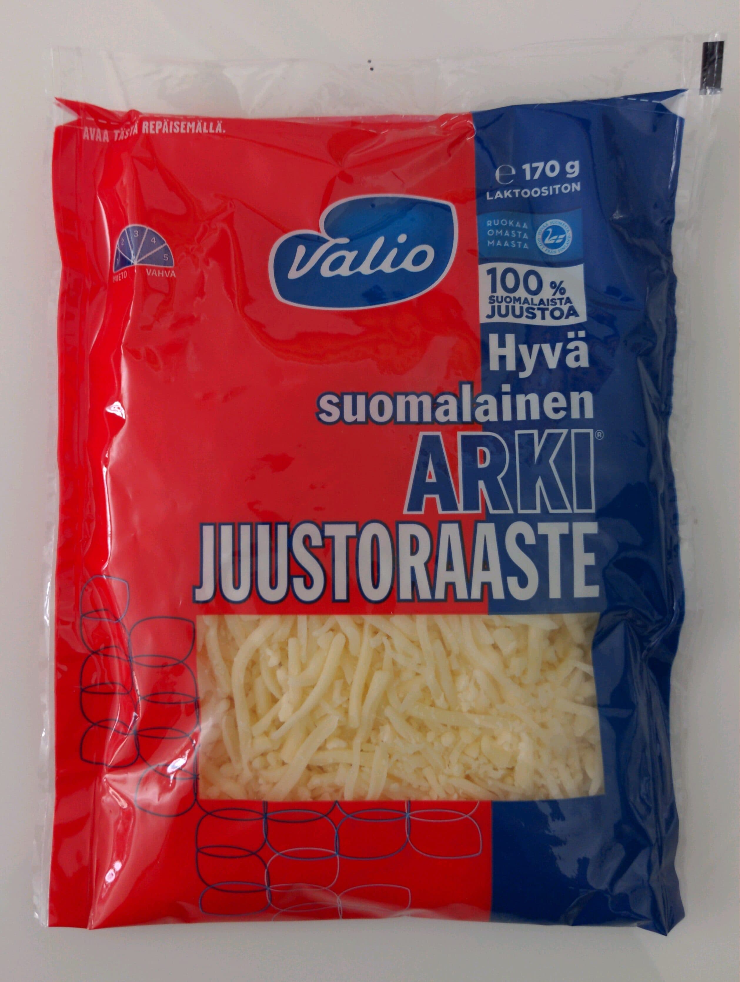 Valio Arki juustoraaste packshot