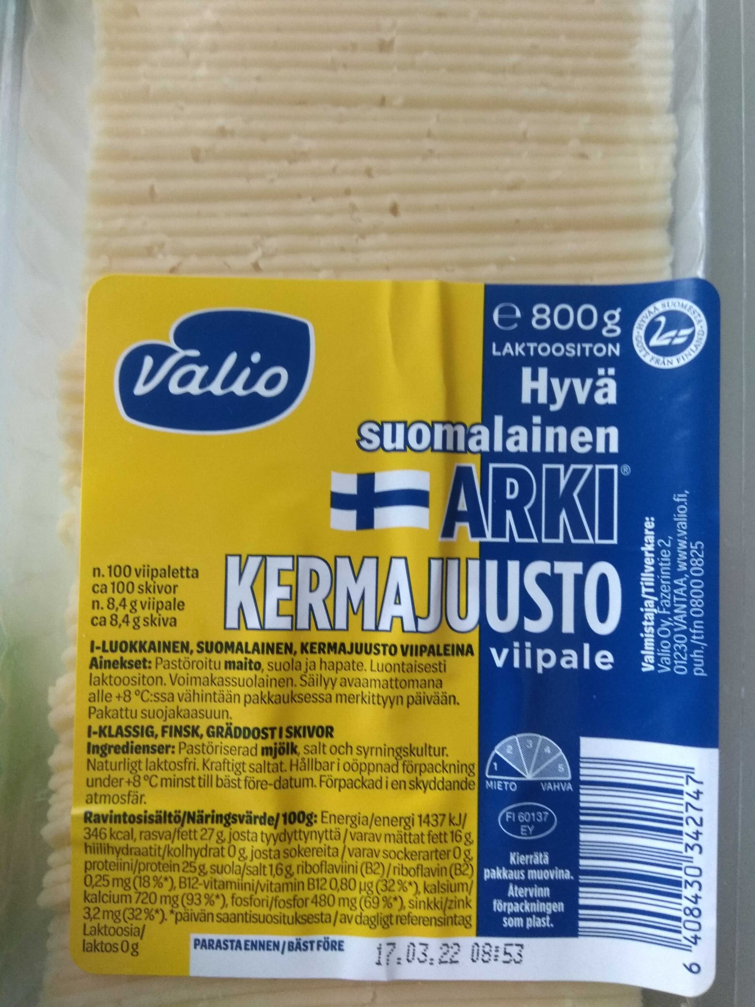 Valio Kermajuusto packshot