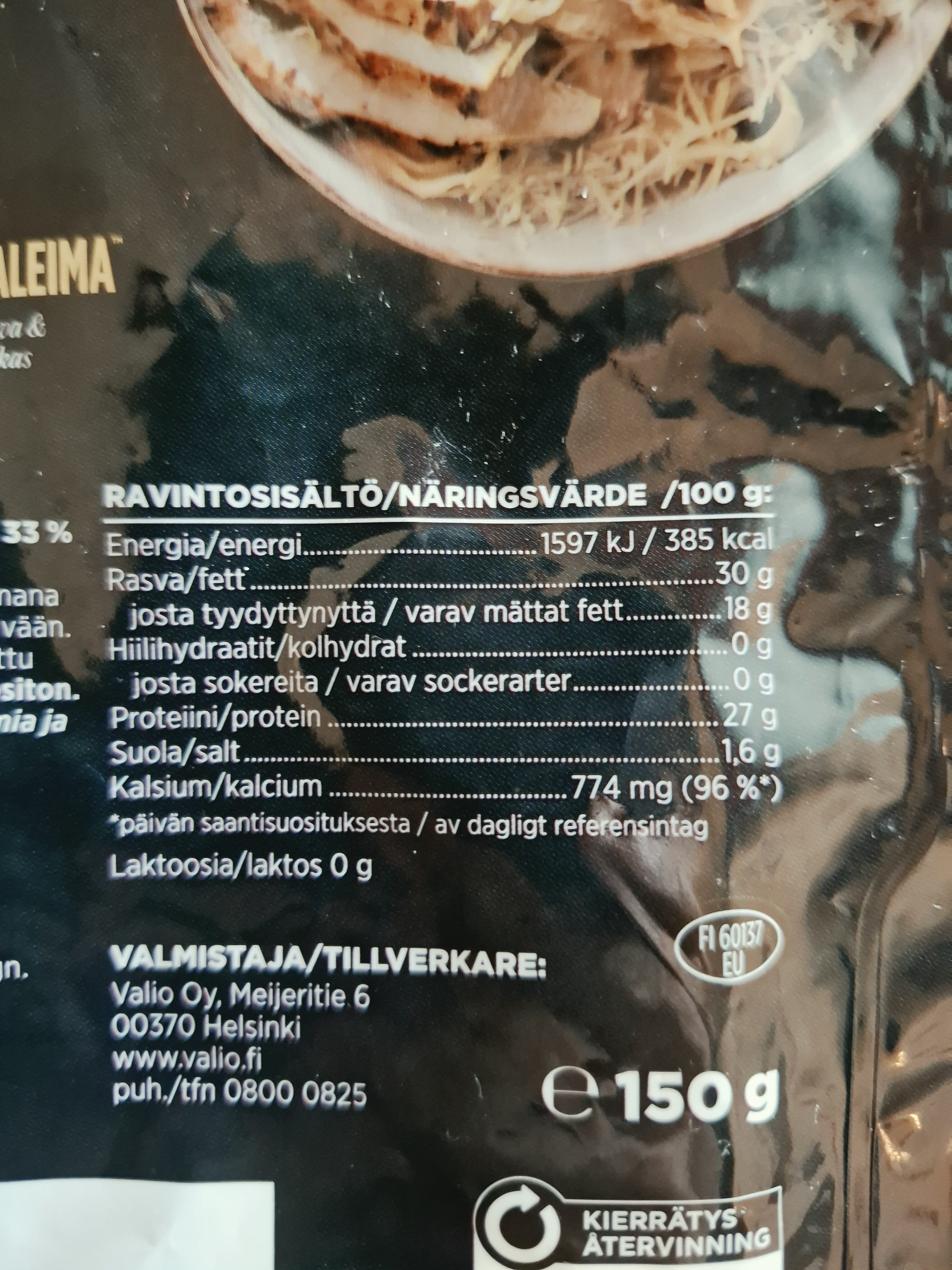 Valio Juustomestarin kolmen juuston juustoraaste packshot