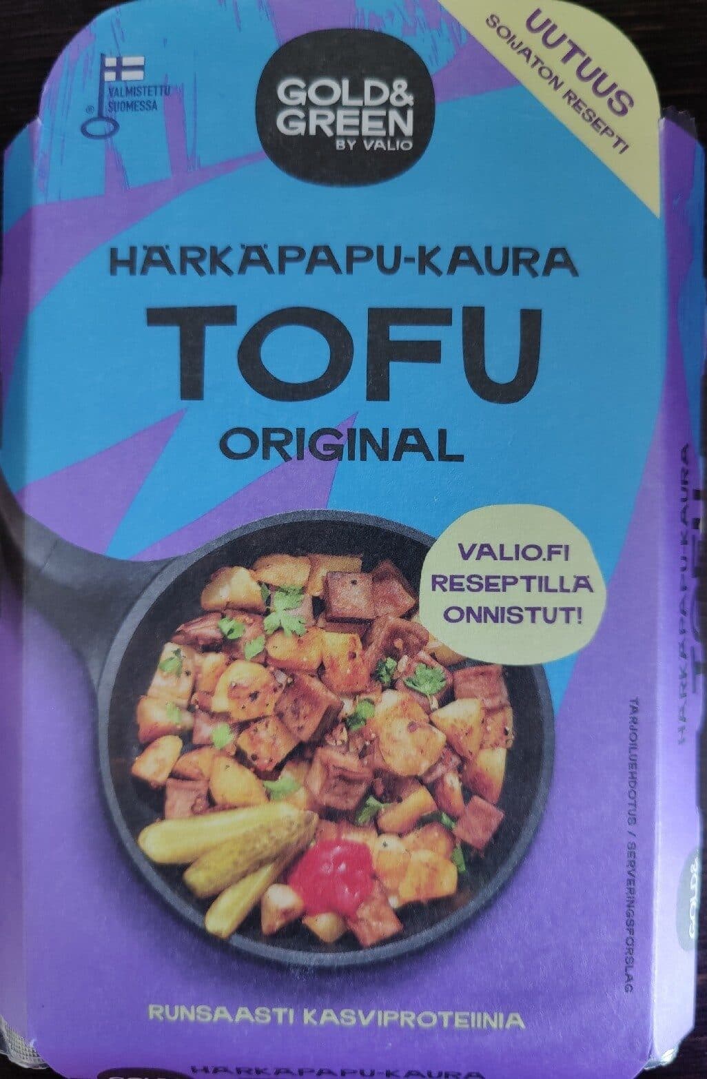 Gold&Green Härkäpapu-kaura Tofu Original packshot