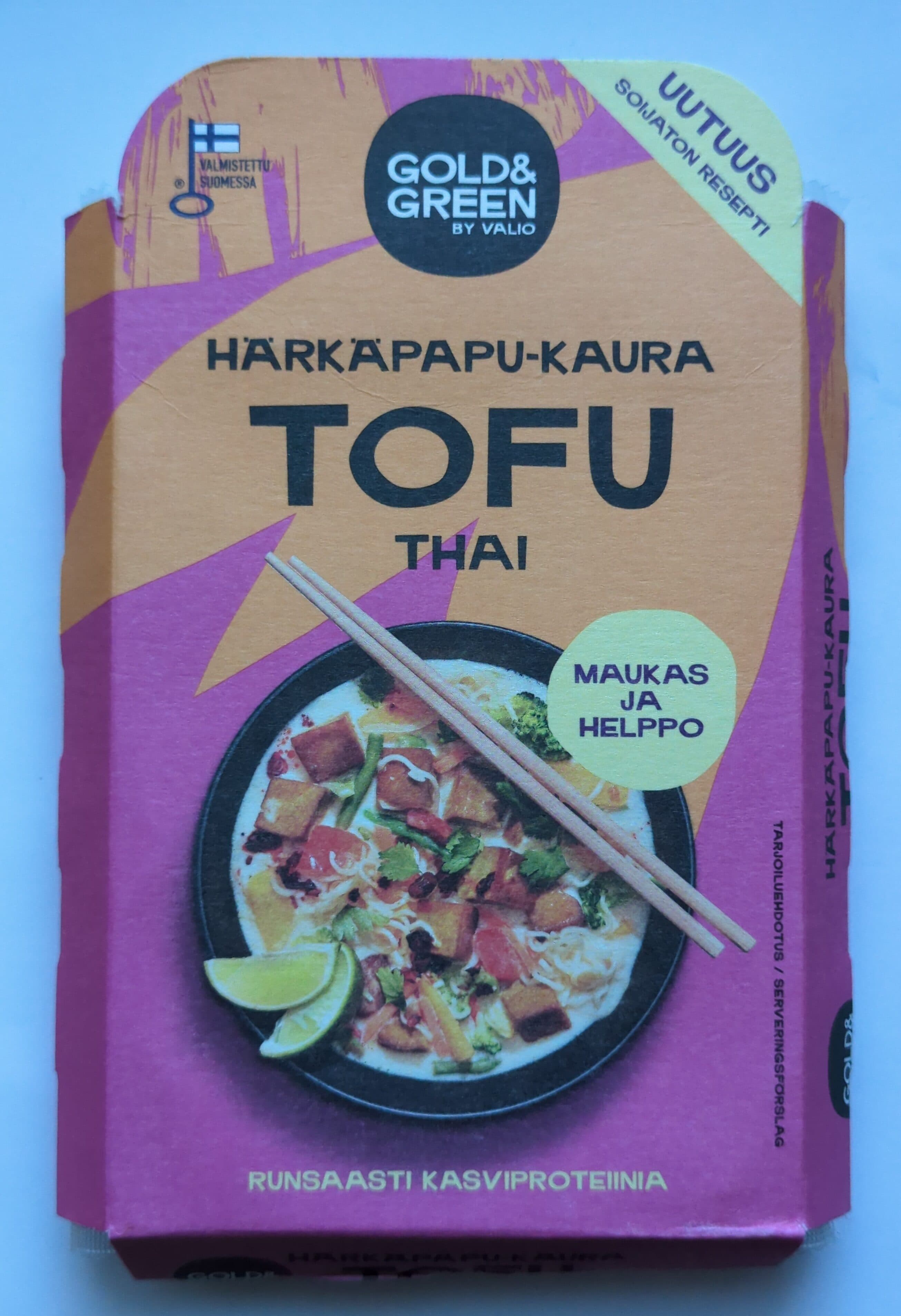 Gold&Green Härkäpapu-Kaura Tofu Thai packshot