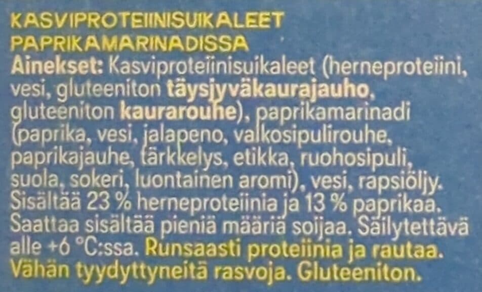 Gold & Green Mureat & mehevät suikaleet Paprika packshot