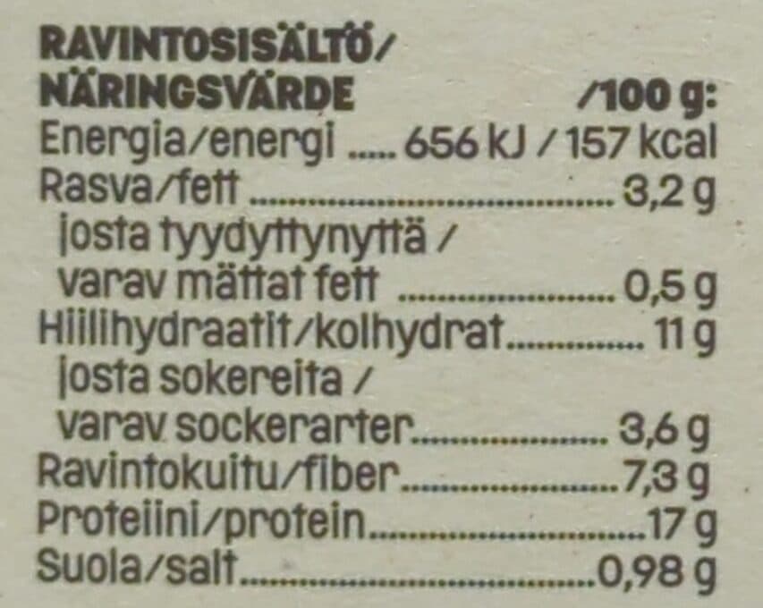 Härkis Kaurajauhis Texmex packshot