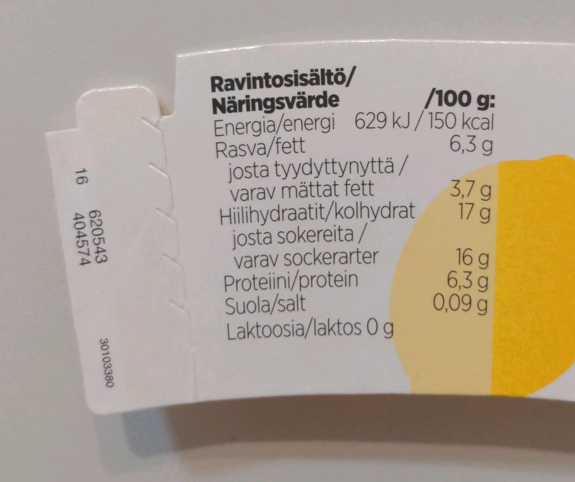 Valio Herkku sitruunamousse packshot