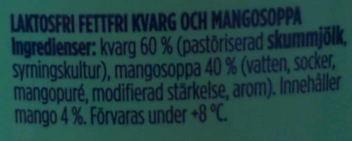 Valio Pehmeä rahka & mangokeitto packshot