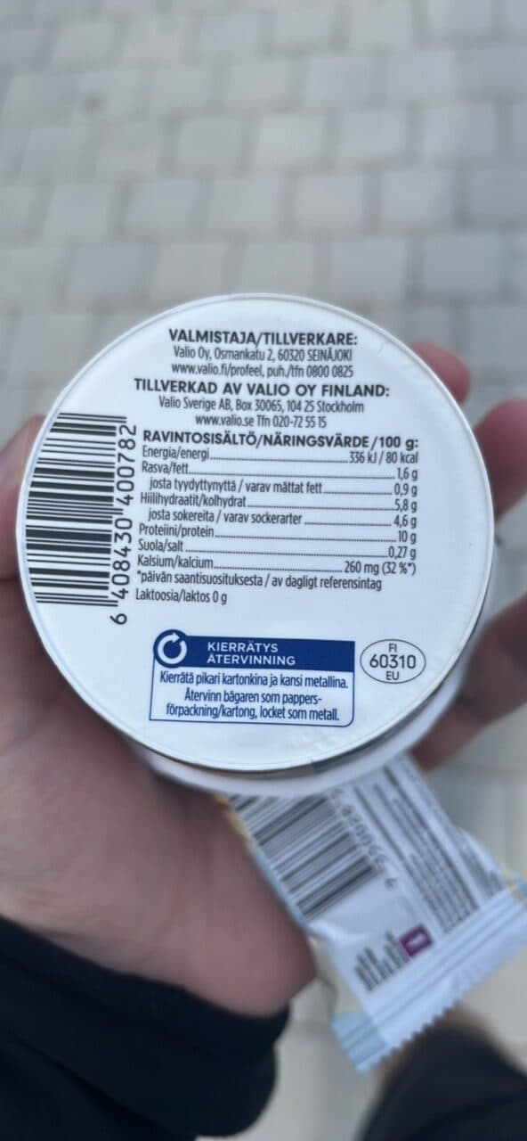 Valio Profeel Kerrosmousse suklaa & appelsiini packshot